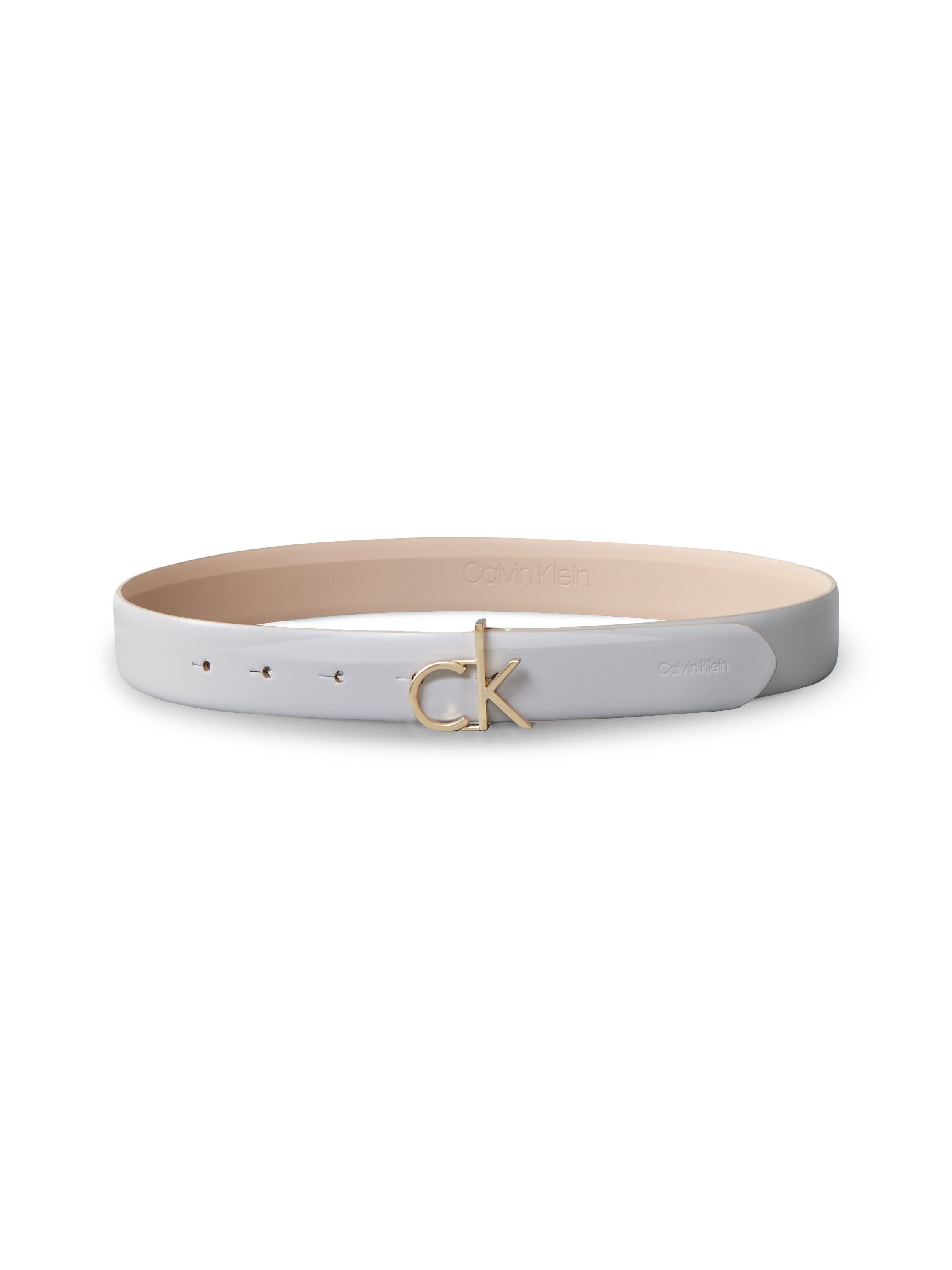 Calvin Klein Leren riem CK BUCKLE BELT 30MM