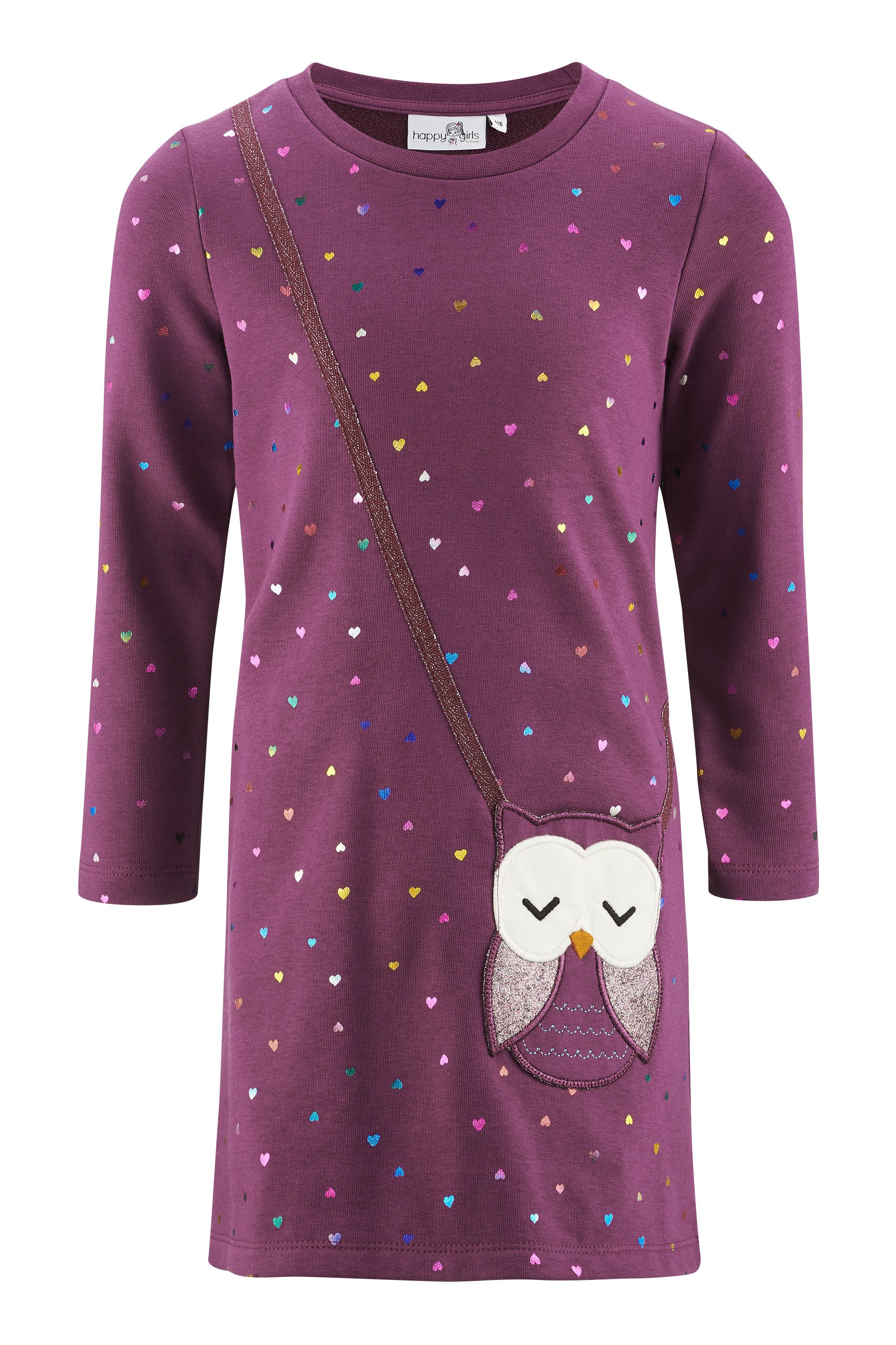 happy girls Jerseyjurk meisjes jersey jurken maat 110 rood
