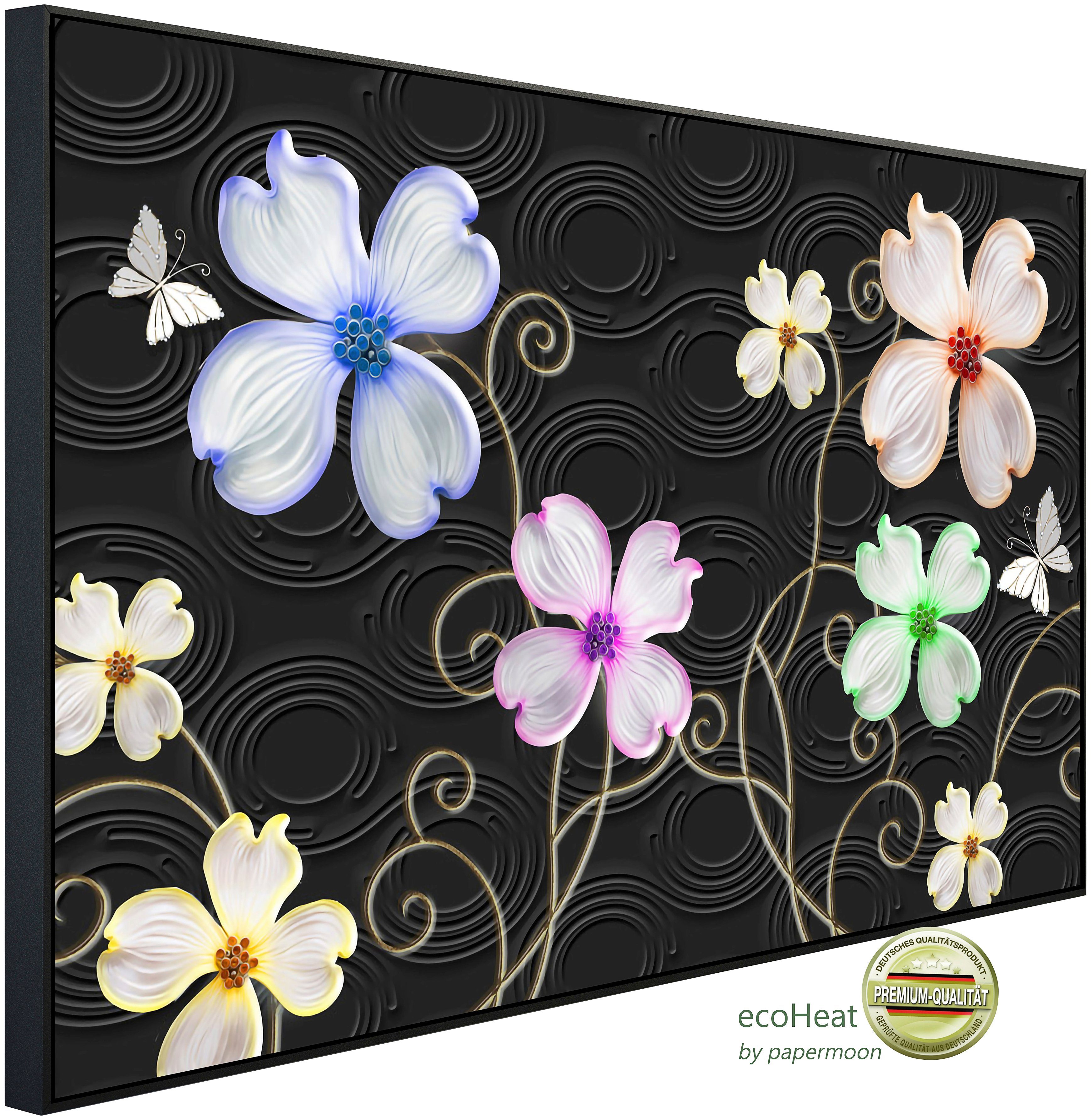 Papermoon Infraroodverwarming Motief met bloemen zeer aangename stralingswarmte verwarmingen multicolor
