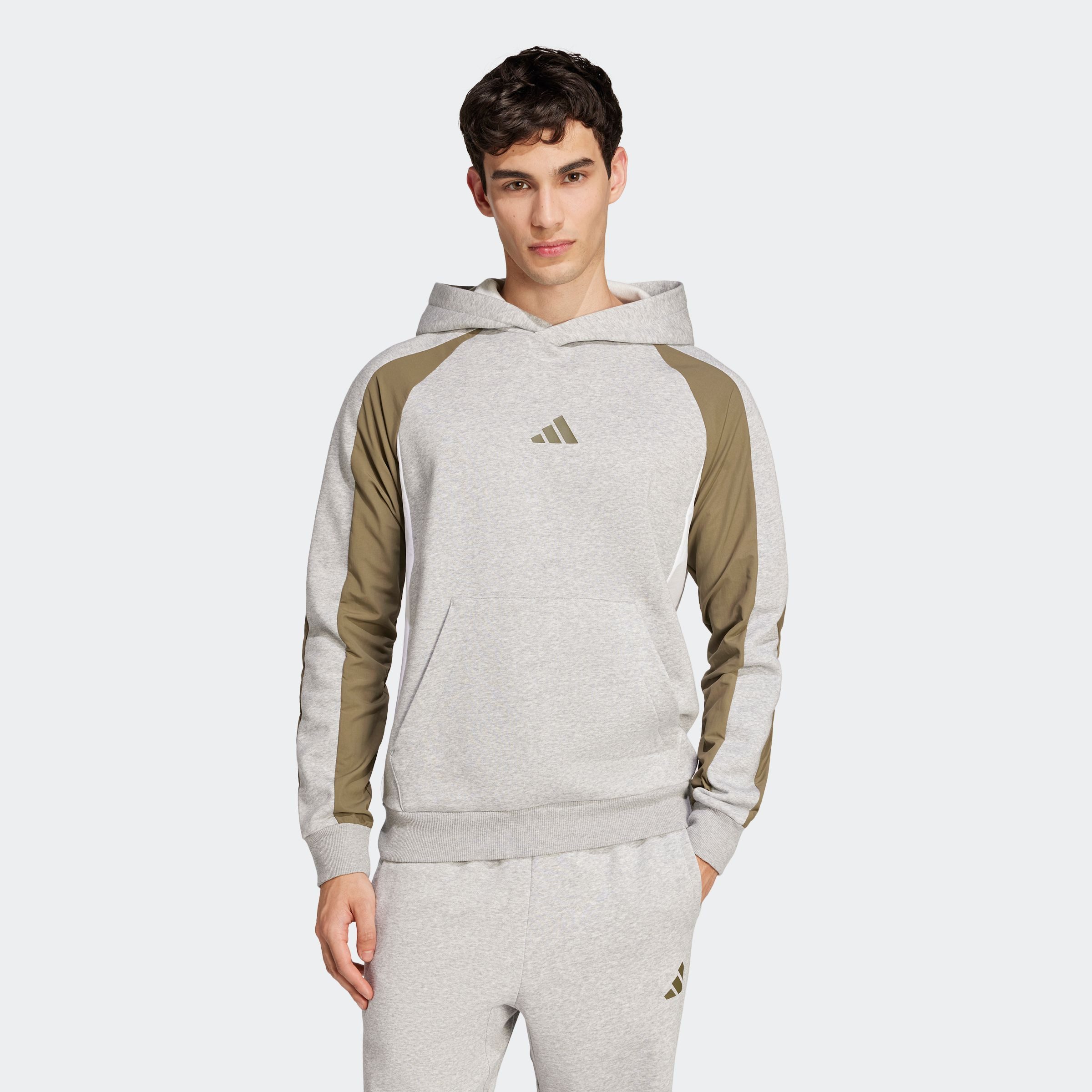 adidas Sportswear Hoodie M ESS CB HD heren hoodies maat XXXL grijs