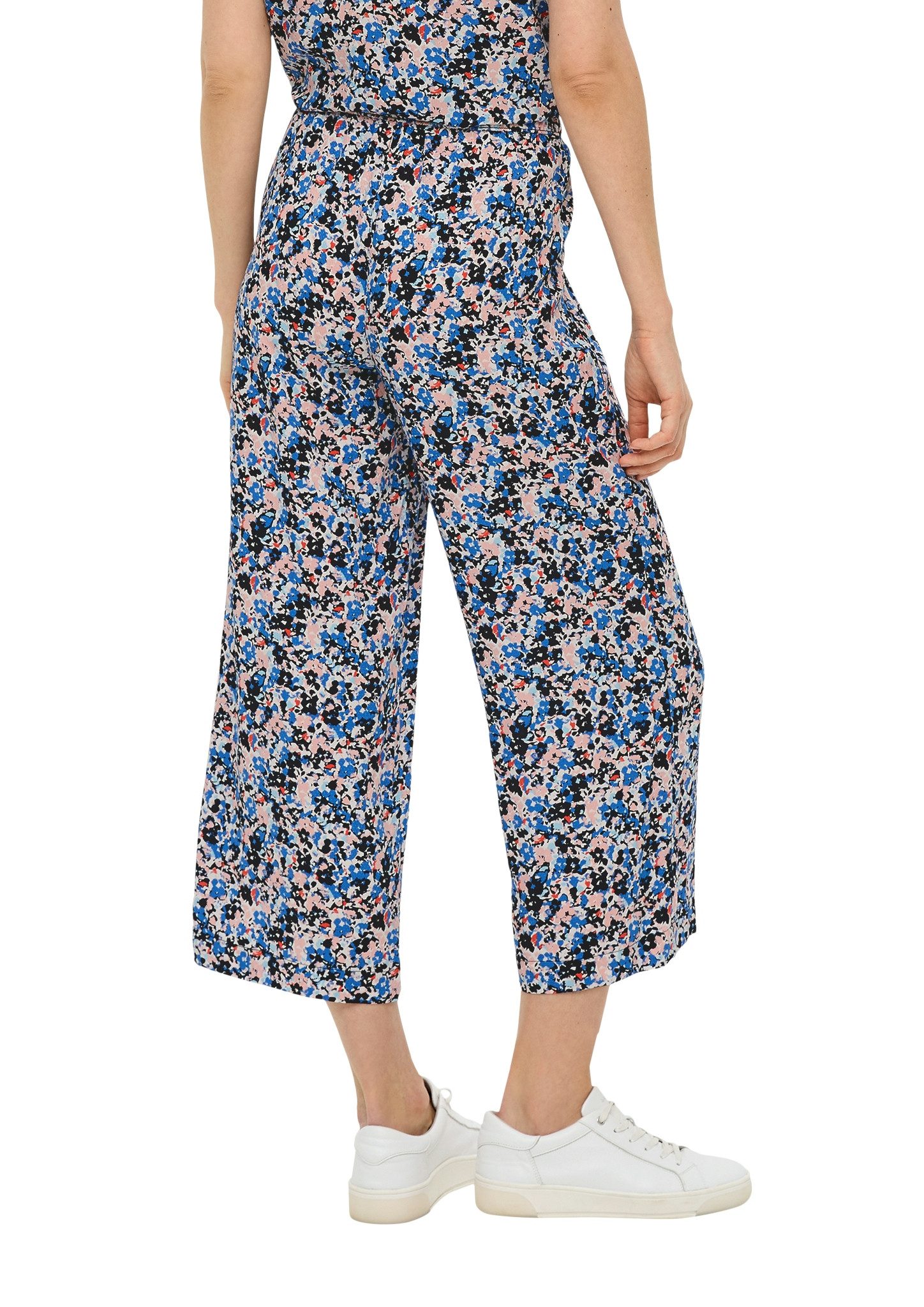 S.Oliver RED LABEL Loose fit stoffen broek met elastische band