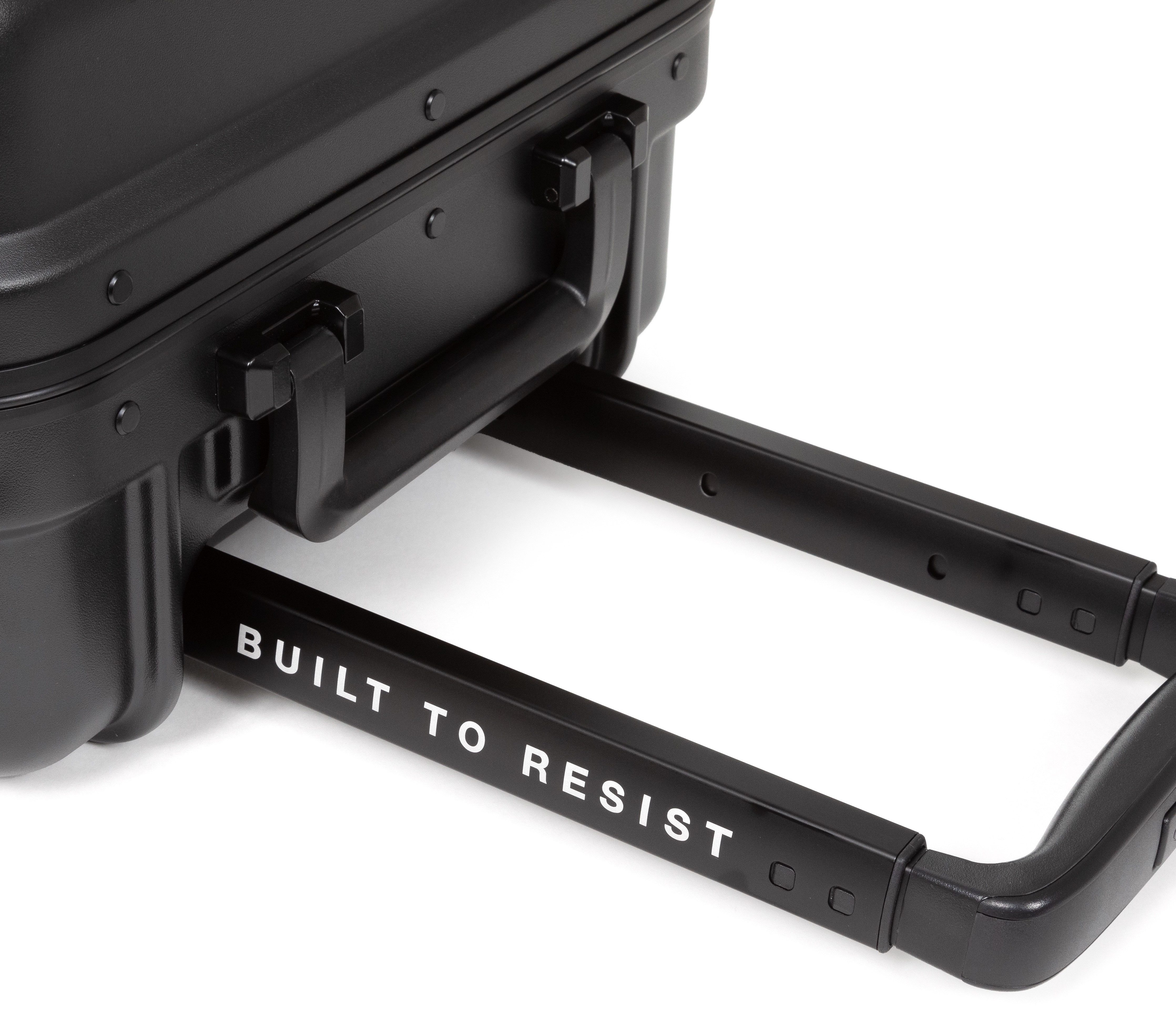 Eastpak Hardshell-trolley RESIST'R CASE S BRUSHED METAL Reisbagage handbagage-koffer TSA-cijferslot