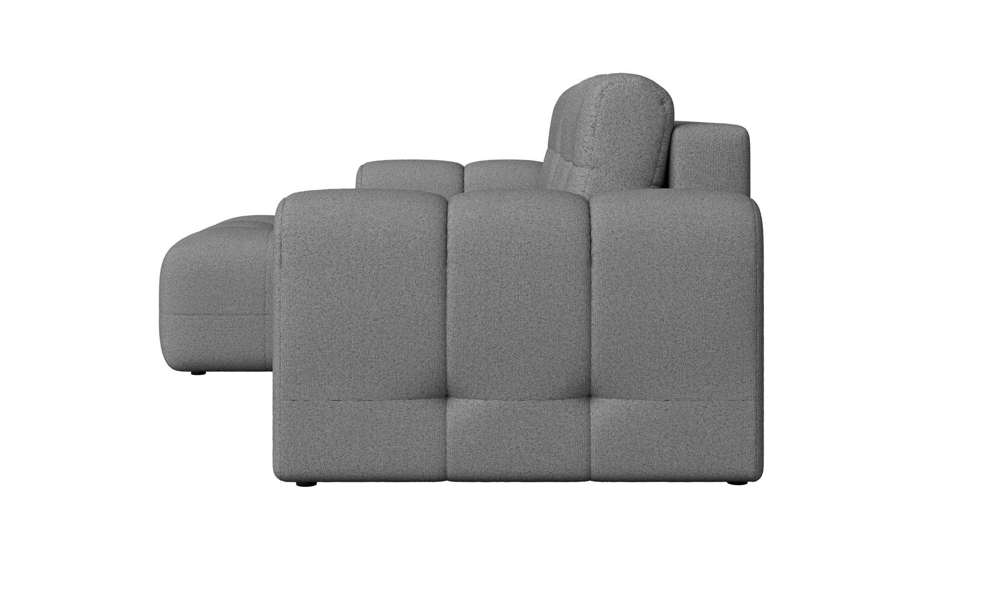 INOSIGN Hoekbank Manilla, optioneel met bedfunctie, B/D/H 265/170/91 cm L-vorm met recamiere rechts/links bestelbaar, golfondersteuning