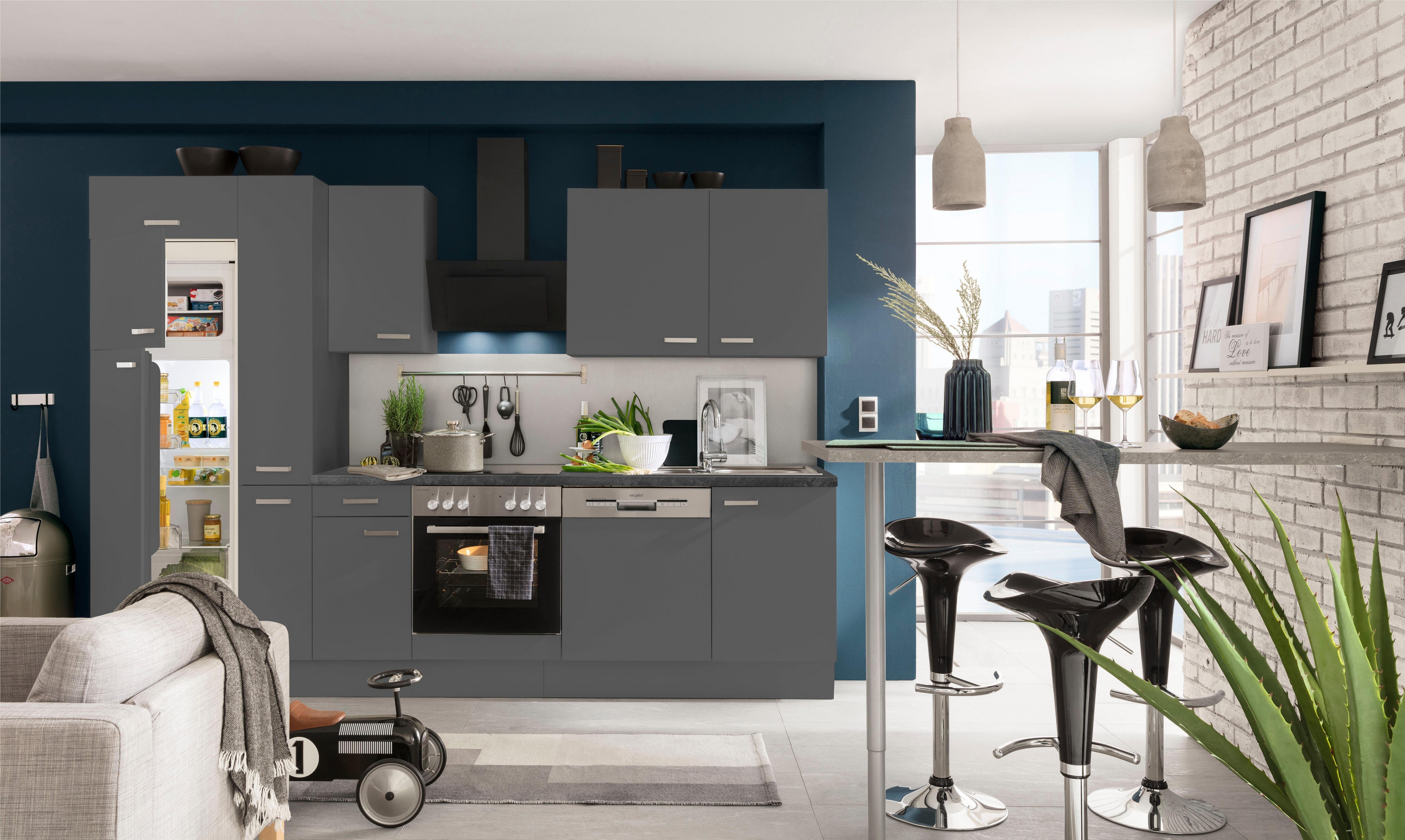 OPTIFIT Keukenblok Parma zonder elektrische apparaten, breedte 300 cm