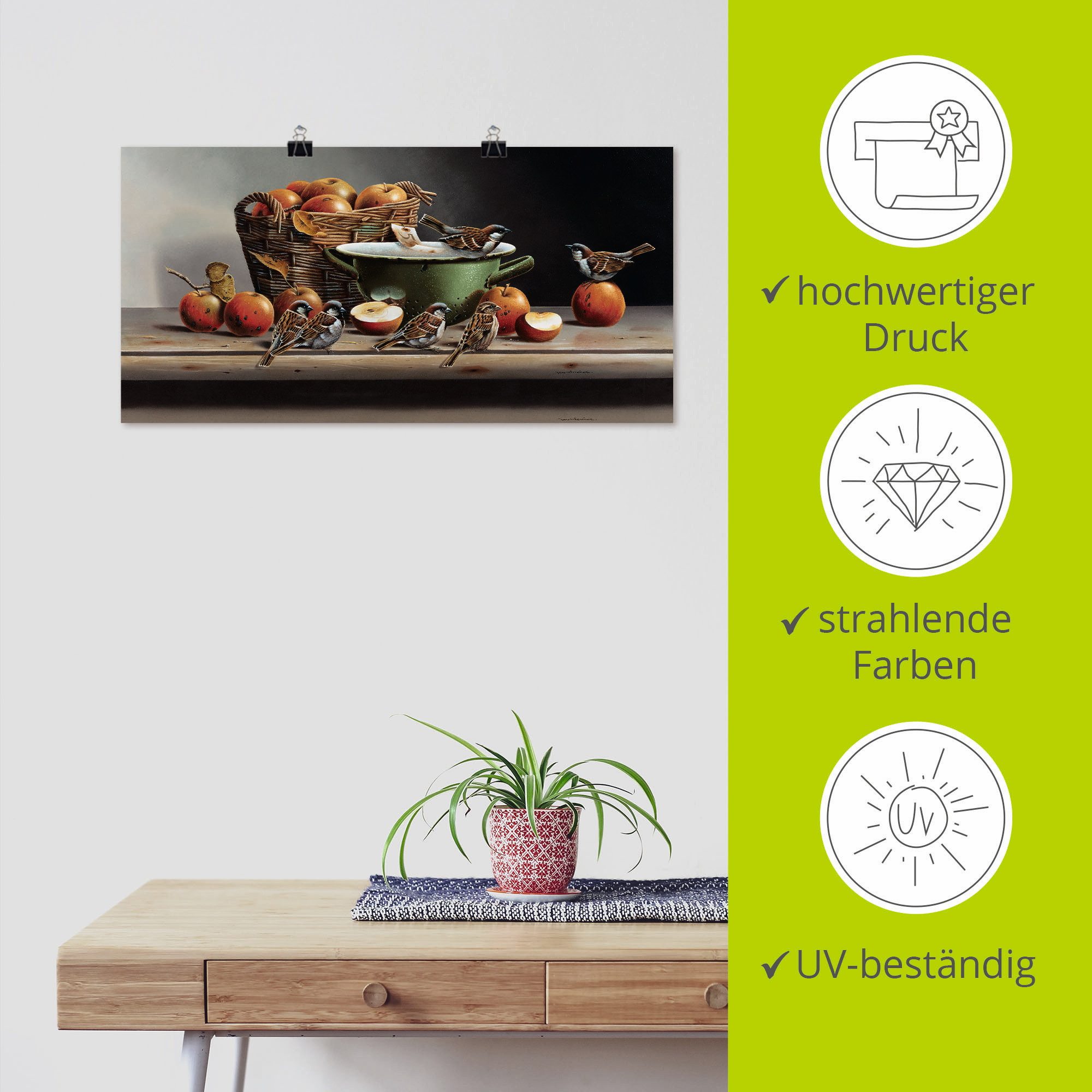 Artland Artprint Huis mussen I als artprint op linnen, poster in verschillende formaten maten
