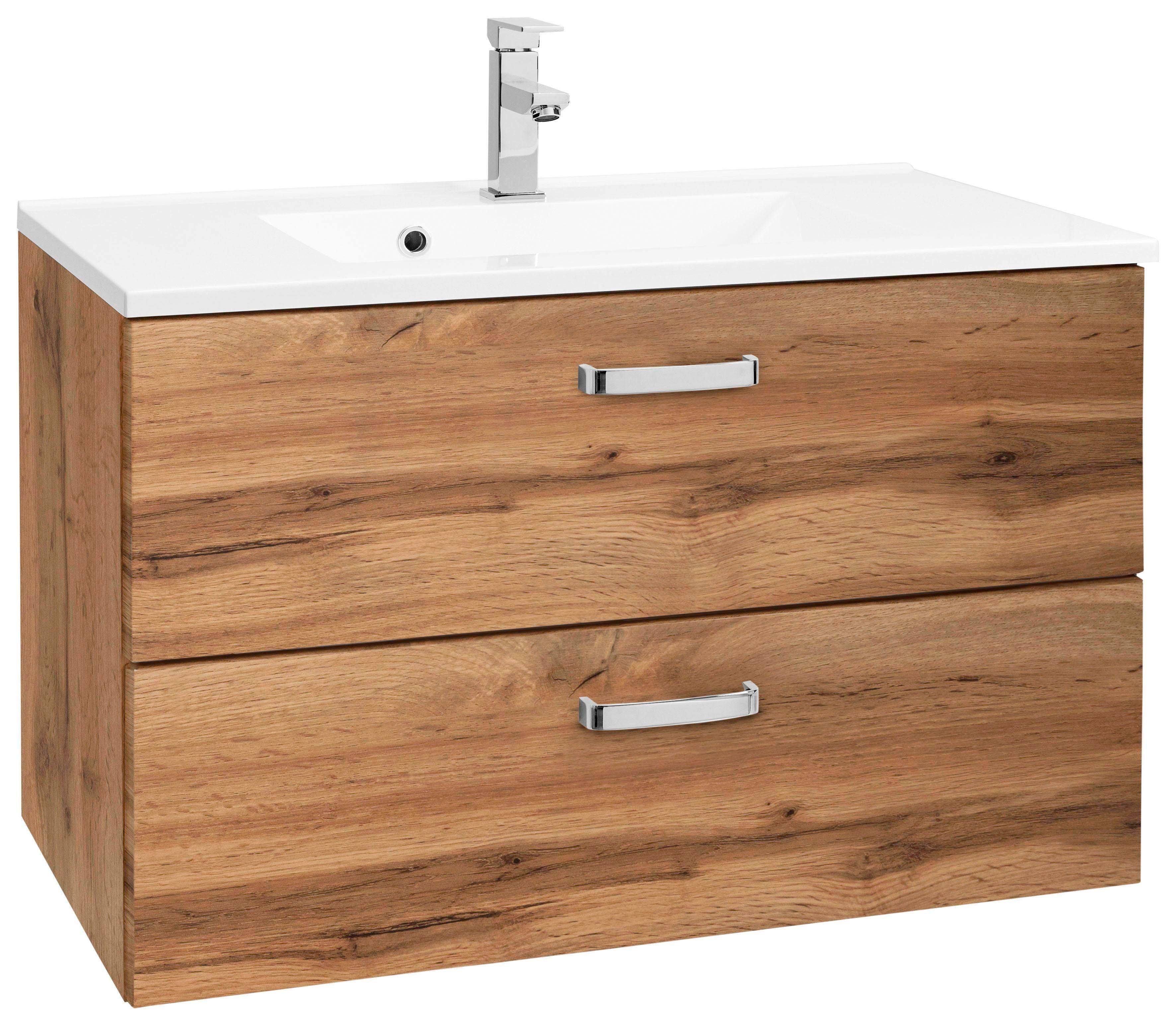 welltime Wastafelonderkast Ravenna wastafelmeubels beige