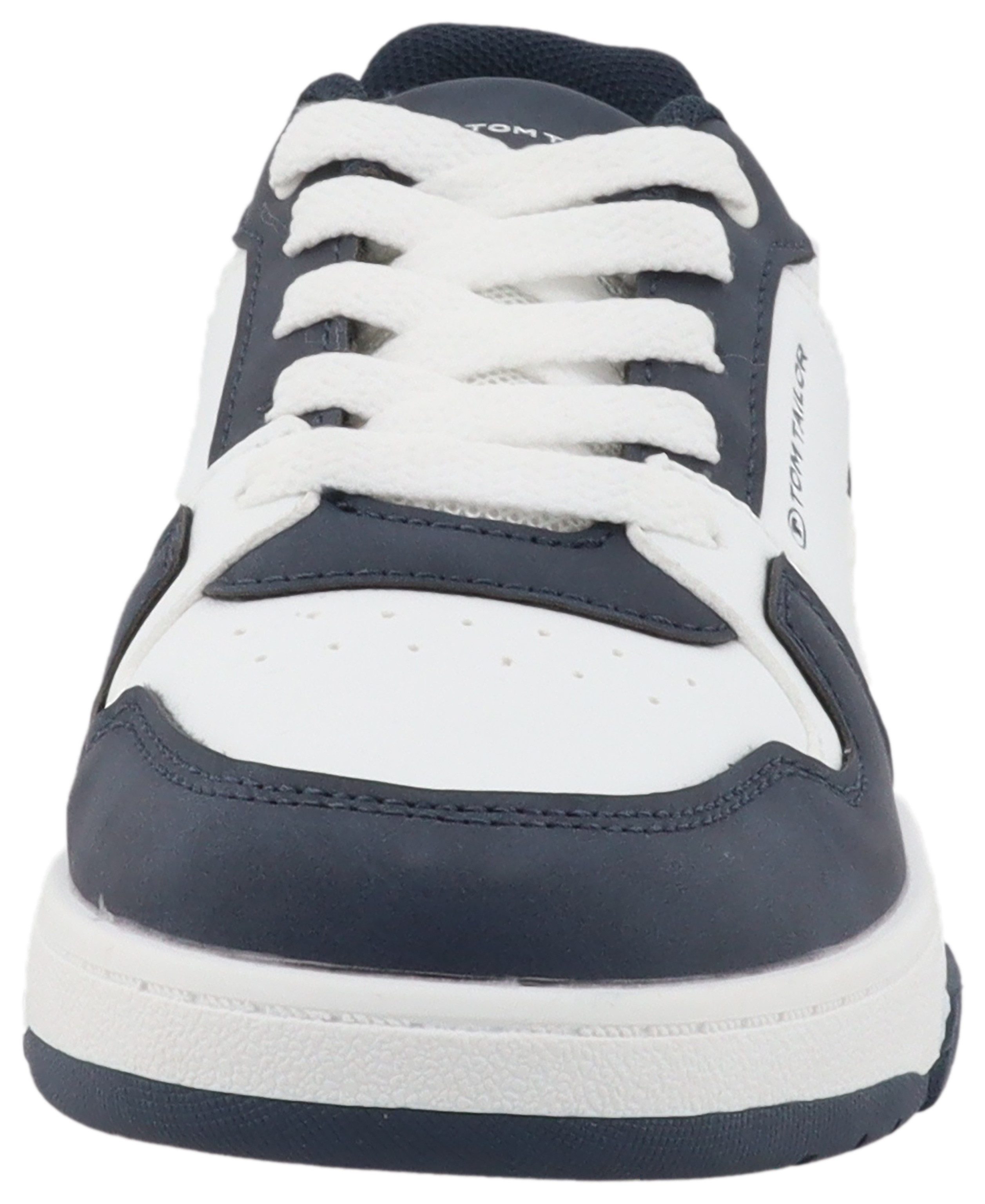Tom Tailor Plateausneakers vrijetijdsschoen, lage schoen, veterschoen met contrast bies