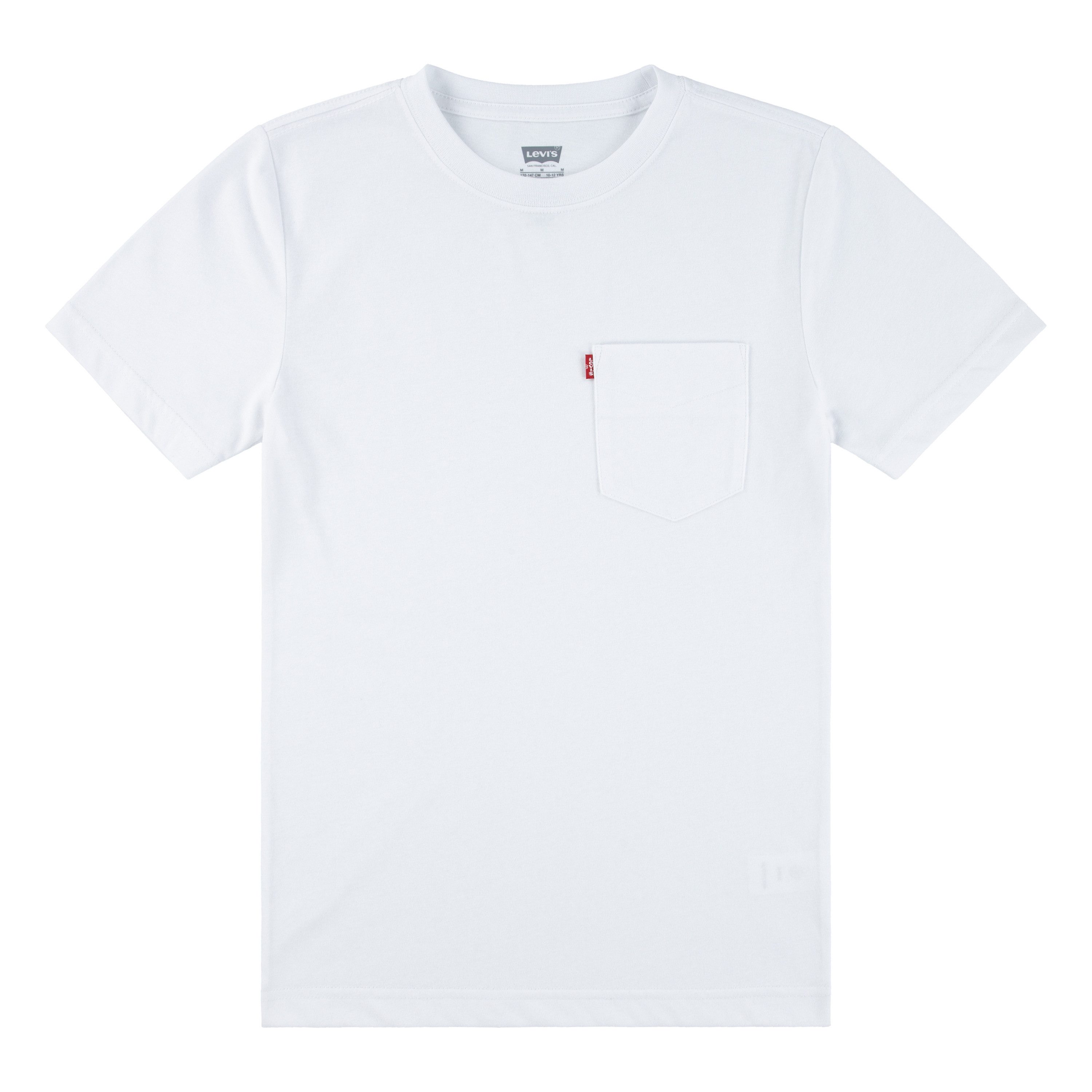 Levi's Kidswear T-shirt LVB SUNSET POCKET TEE jongens t-shirts maat 16 (176) wit