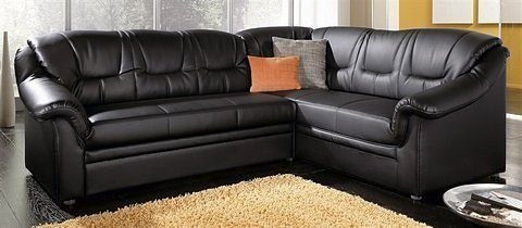 DOMO collection Hoekbank Montana, tijdloze rugsteppingen, comfortabele armleuningen, L-vorm