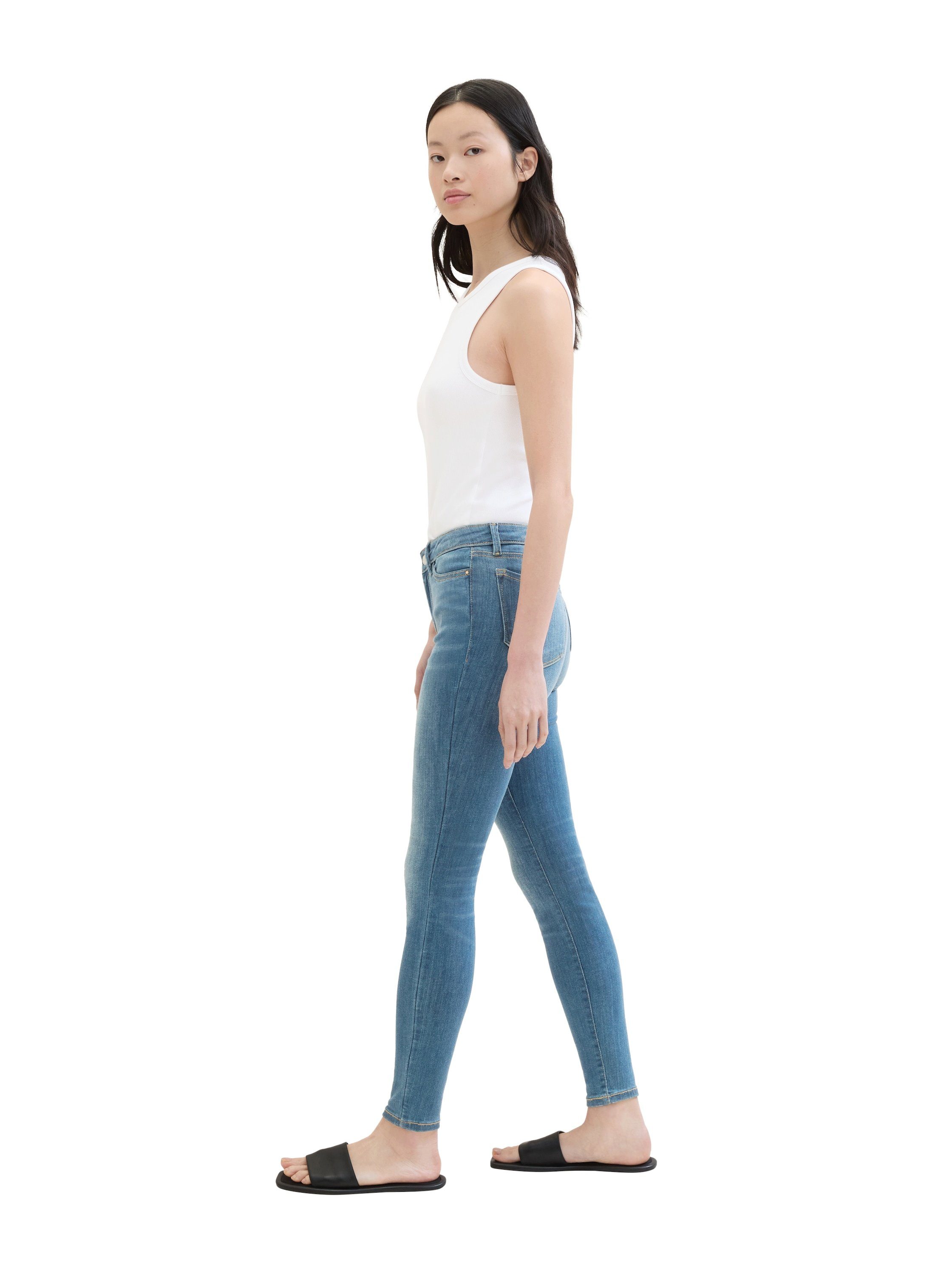 Tom Tailor Denim Slim fit jeans Nela Skinny in 5-pocketsstijl