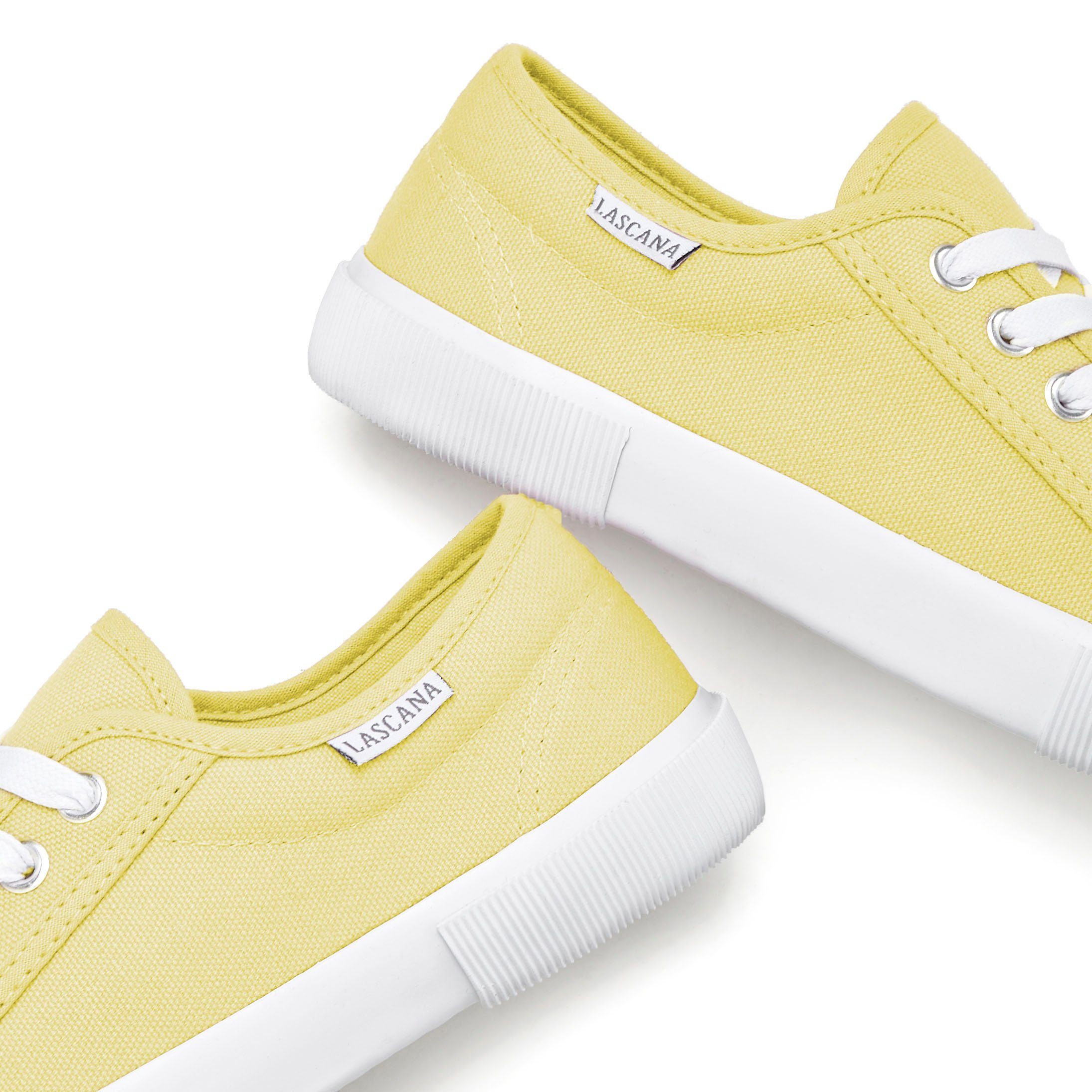 Lascana Sneakers van textiel, veterschoen, vrijetijdsschoen