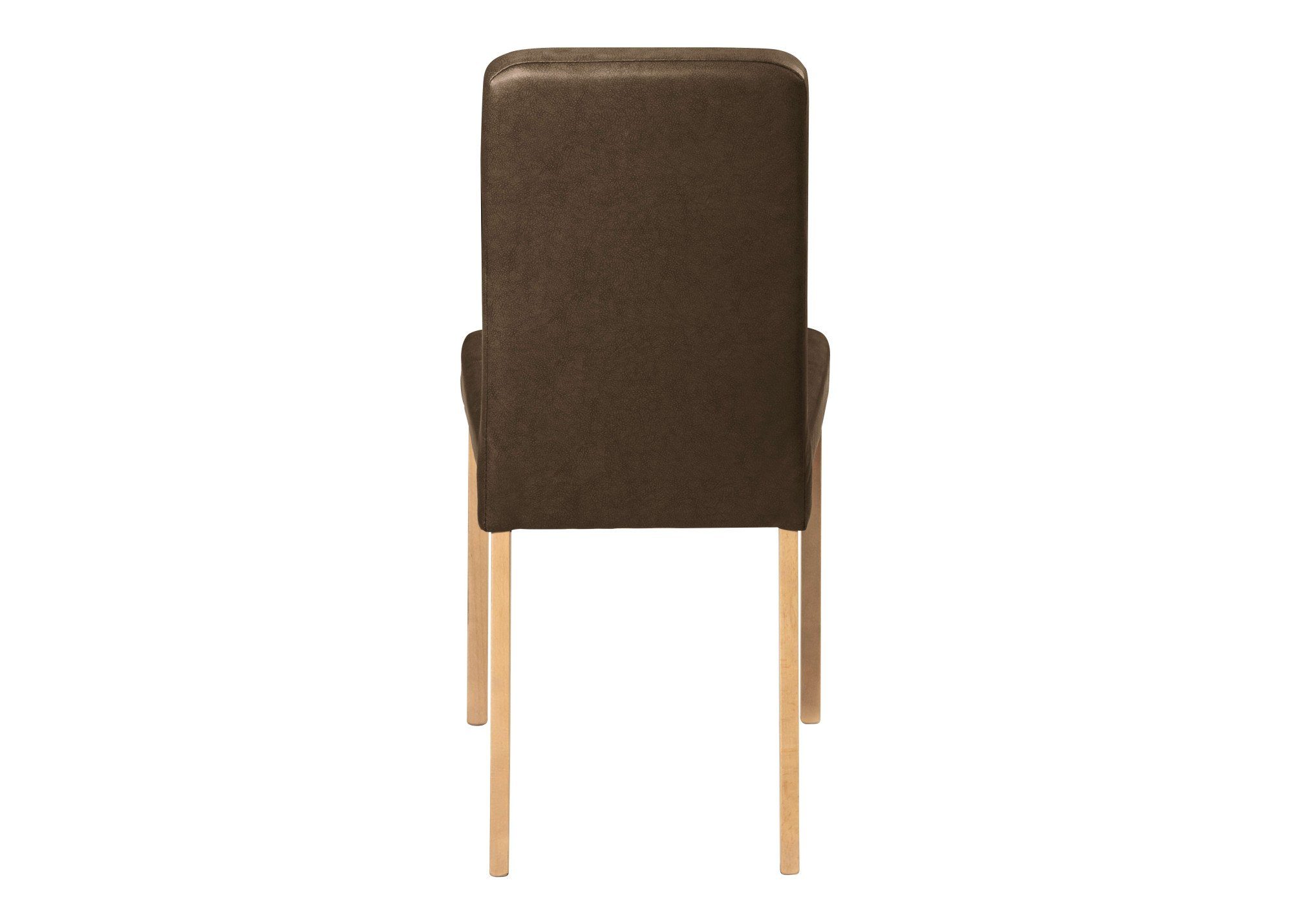 Home affaire Stoel met 4 poten Laros Massief houten frame (set)