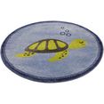 esprit vloerkleed voor de kinderkamer turtle esp-40170 laagpolig vloerkleed met schildpaddenmotief blauw