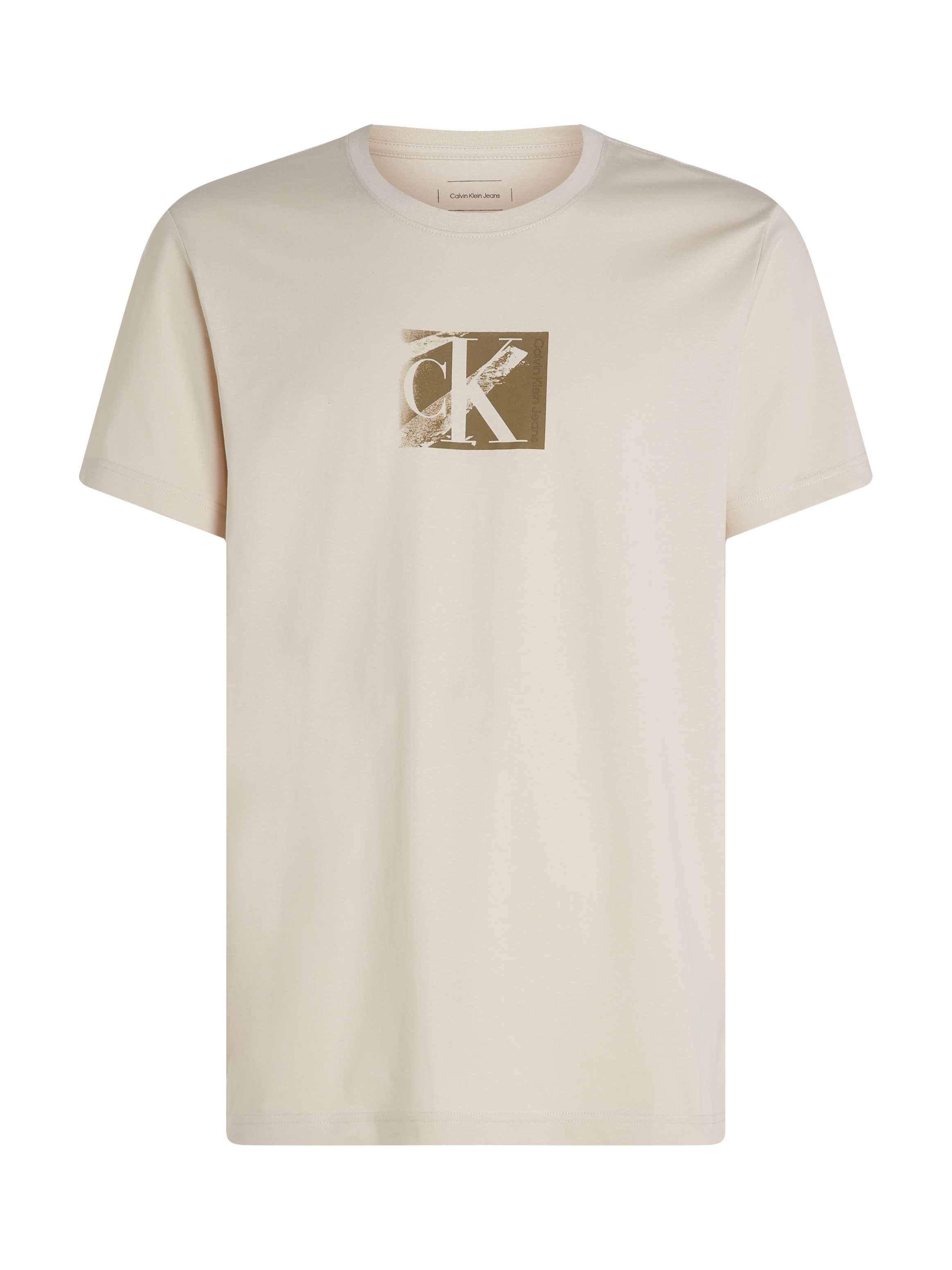 Calvin Klein Shirt met ronde hals SMALL CK BOX TEE