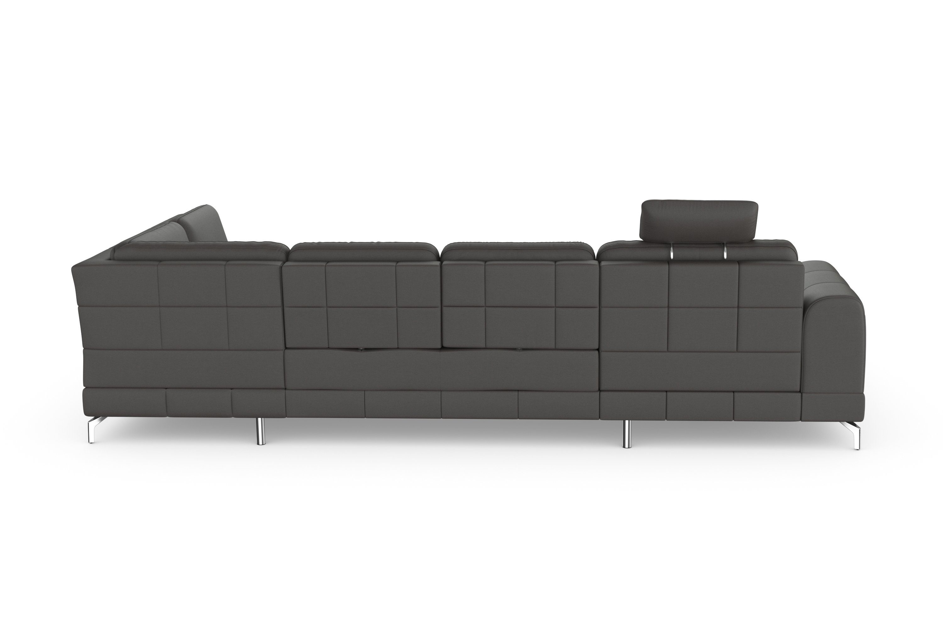 sit&more Zithoek Bendigo U-vorm inclusief zitdiepteverstelling, bodemvrijheid 12 cm, in 2 pootkleuren