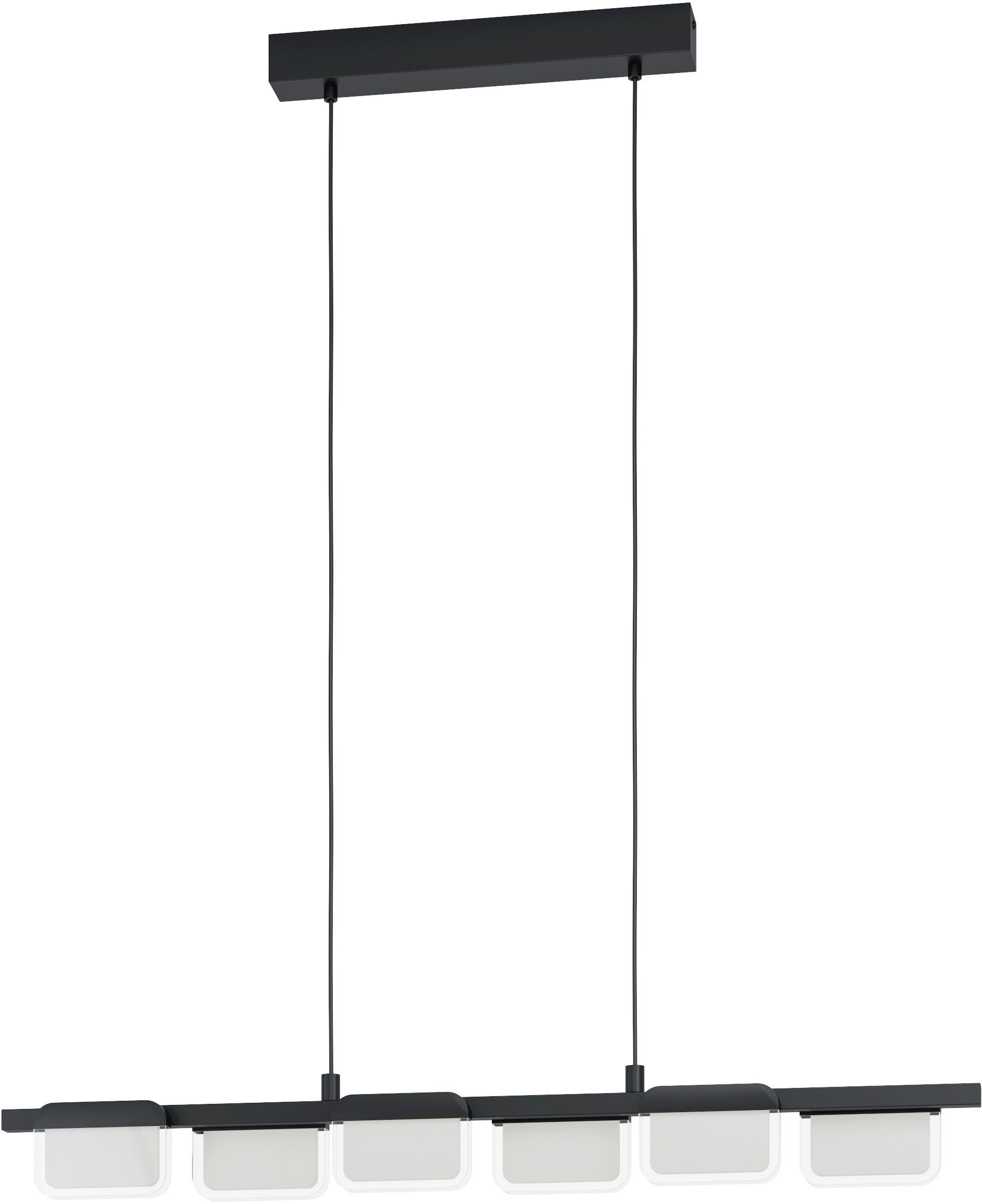 EGLO hanglamp Ervidel zwart LED 6x4,5W