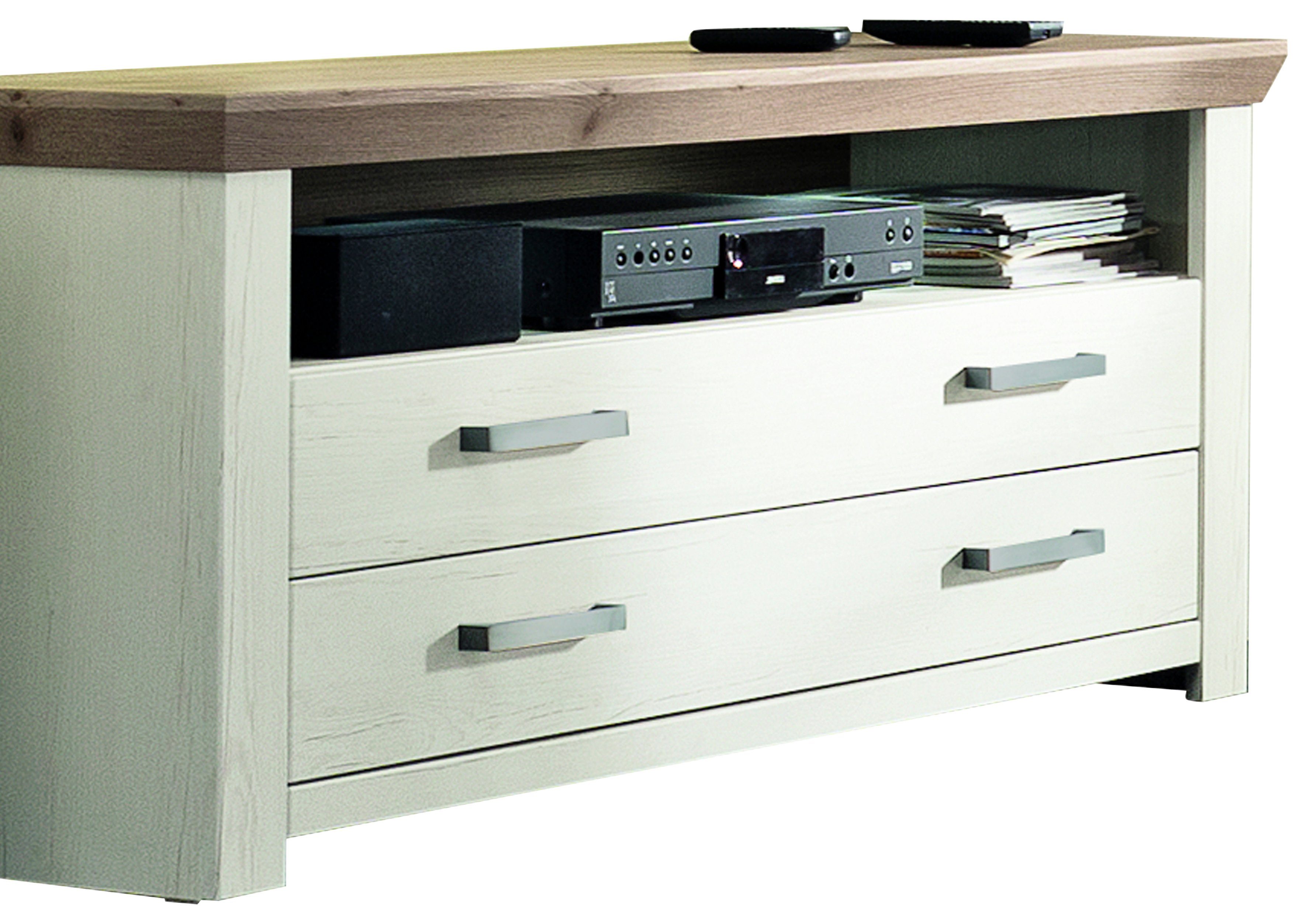 set one by Musterring Tv-meubel York Type 32, met 4 laden, verlichting optioneel, breedte 140 cm