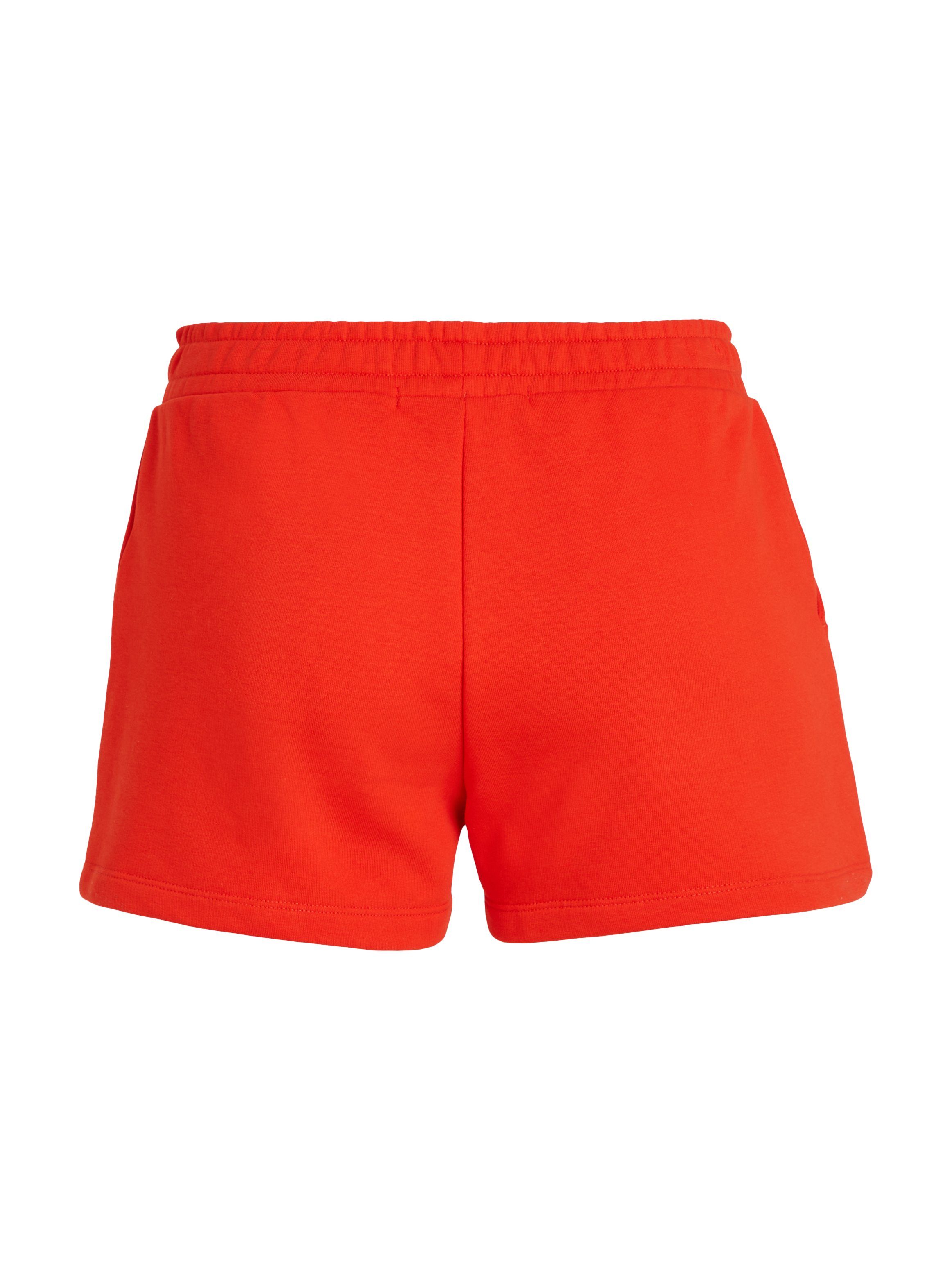 Calvin Klein Sweatshort CK EMBRO BADGE SHORTS met een logo-opschrift