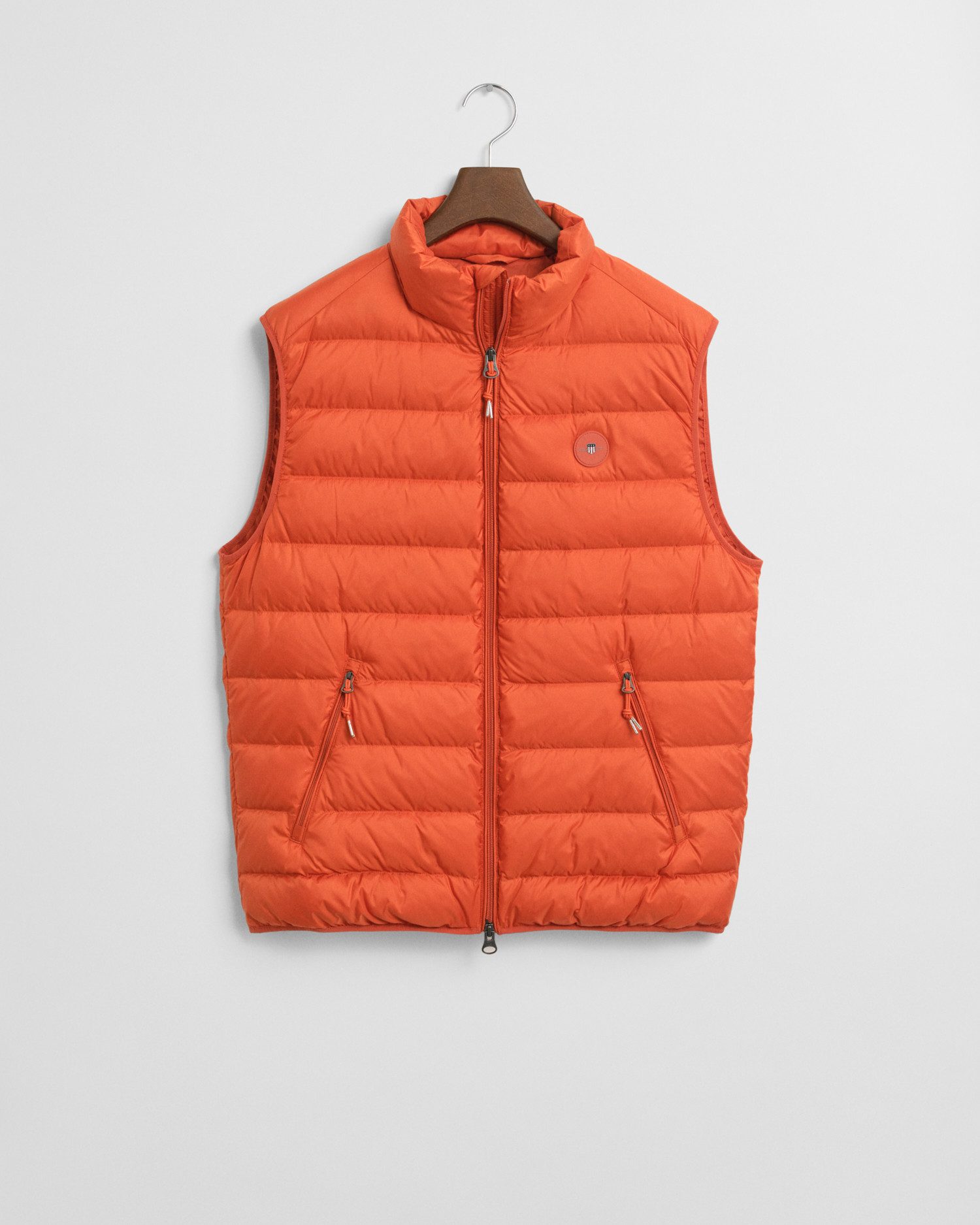 Gant Bodywarmer LIGHT DOWN VEST Opstaande kraag, licht, 2-weg ritssluiting