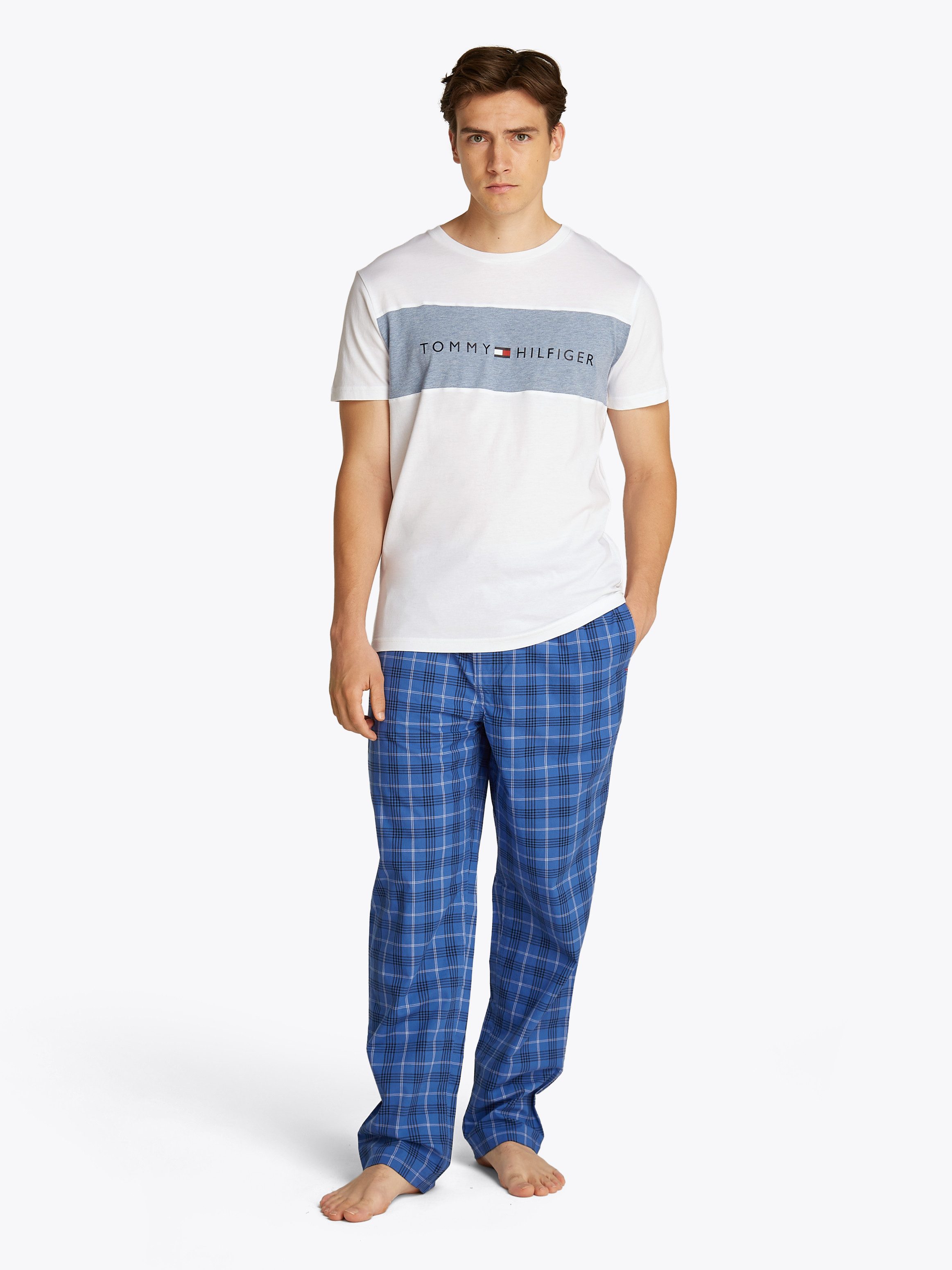 Tommy Hilfiger Underwear T-shirt SS T-SHIRT BLOCK LOGO met kleuraccent, met logo-opdruk