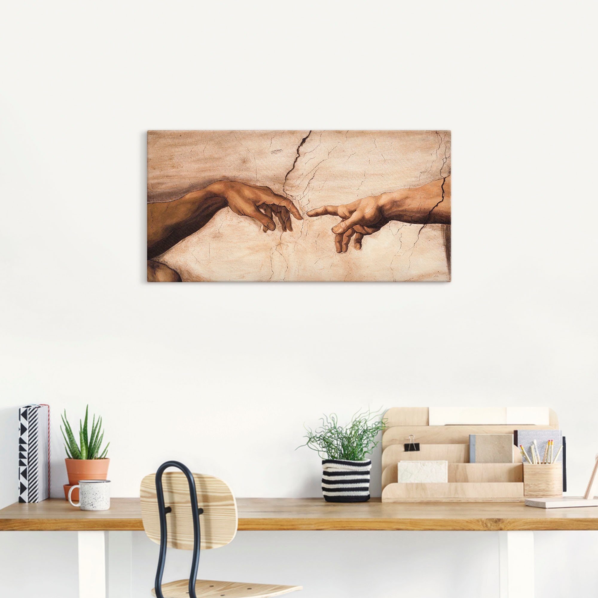 Artland Artprint Handen als artprint van aluminium, artprint voor buiten, artprint op linnen, poster, muursticker