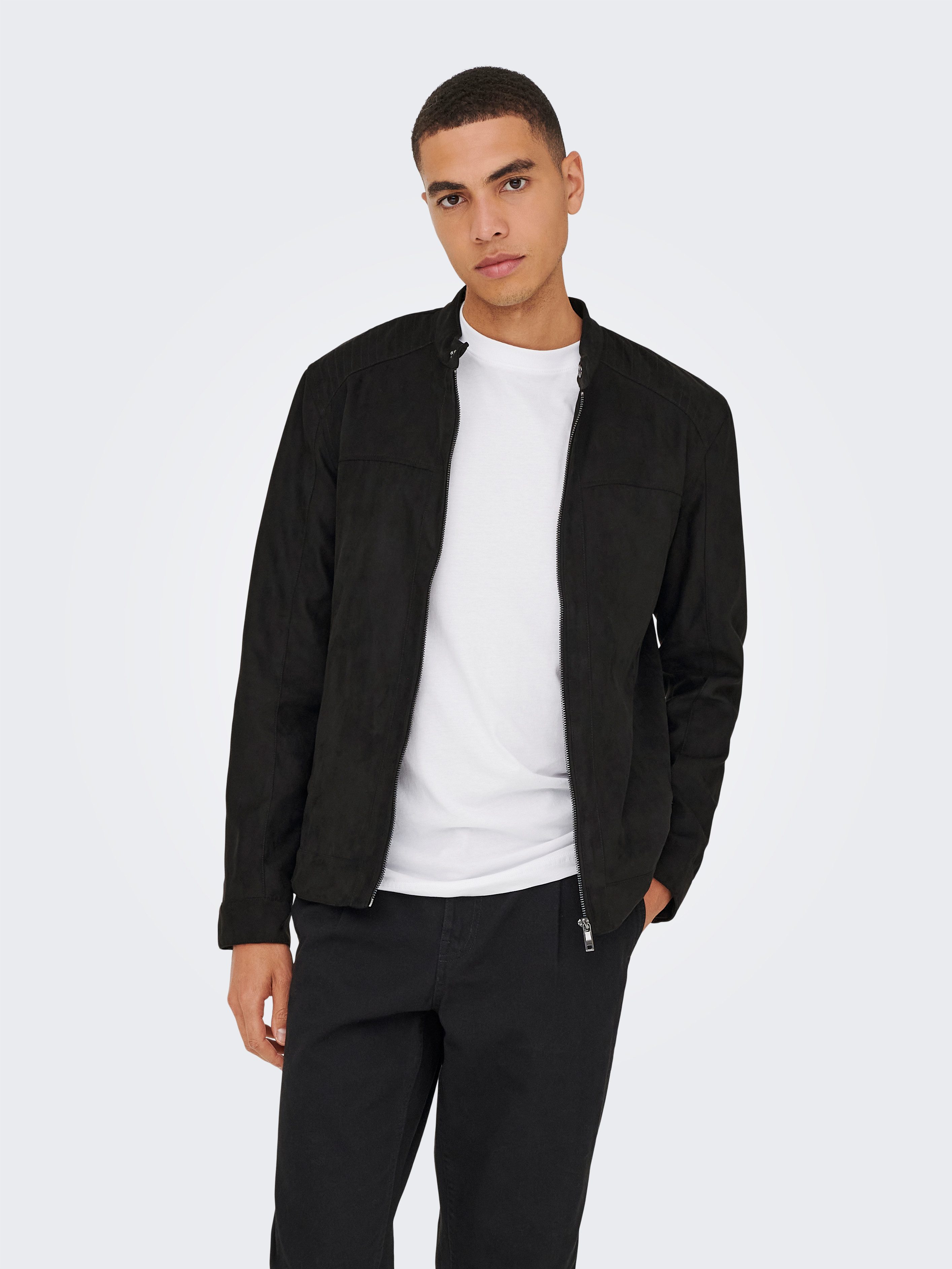 ONLY & SONS Bomberjack ONSMIKE FAKE SUEDE JACKET OTW