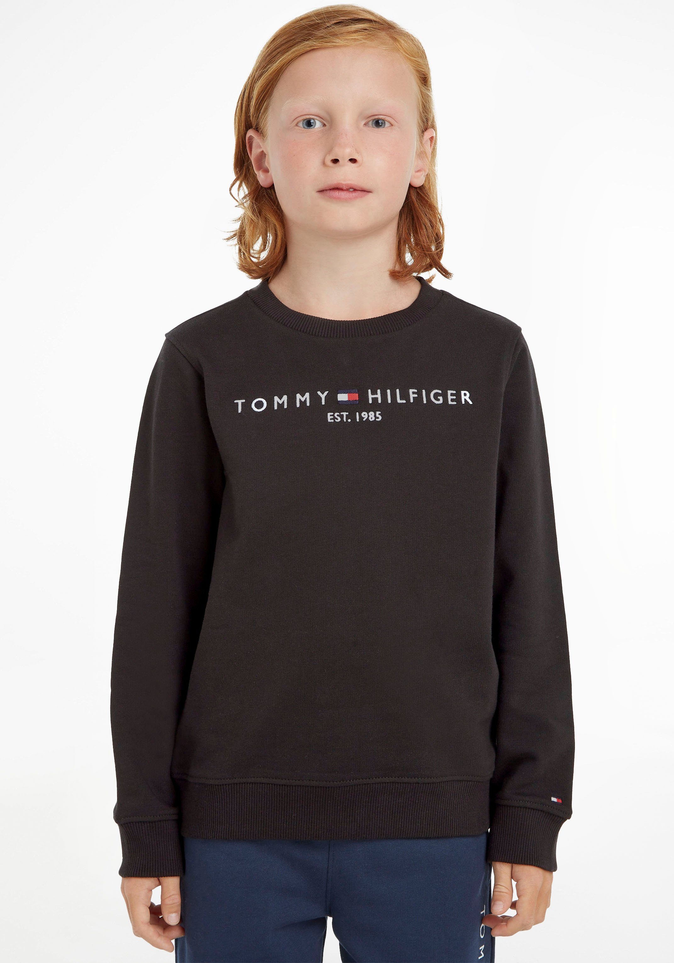 Tommy Hilfiger Sweatshirt ESSENTIAL SWEATSHIRT Kinderen Kids Junior MiniMe, voor jongens en meisjes