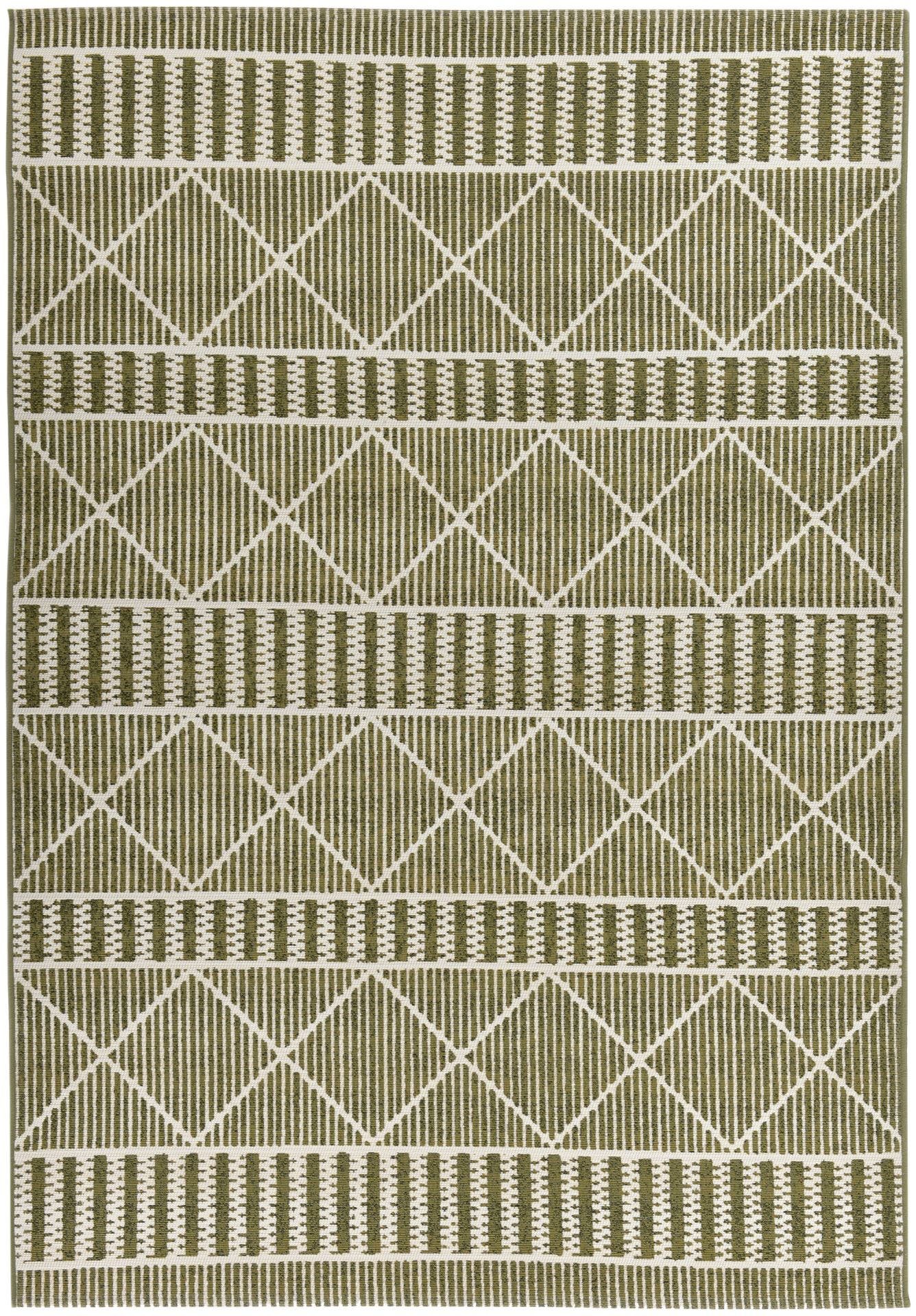 TOM TAILOR HOME Vloerkleed Funky Outdoor Geometric Platweefsel, modern ruitendesign, geschikt voor buiten, woonkamer