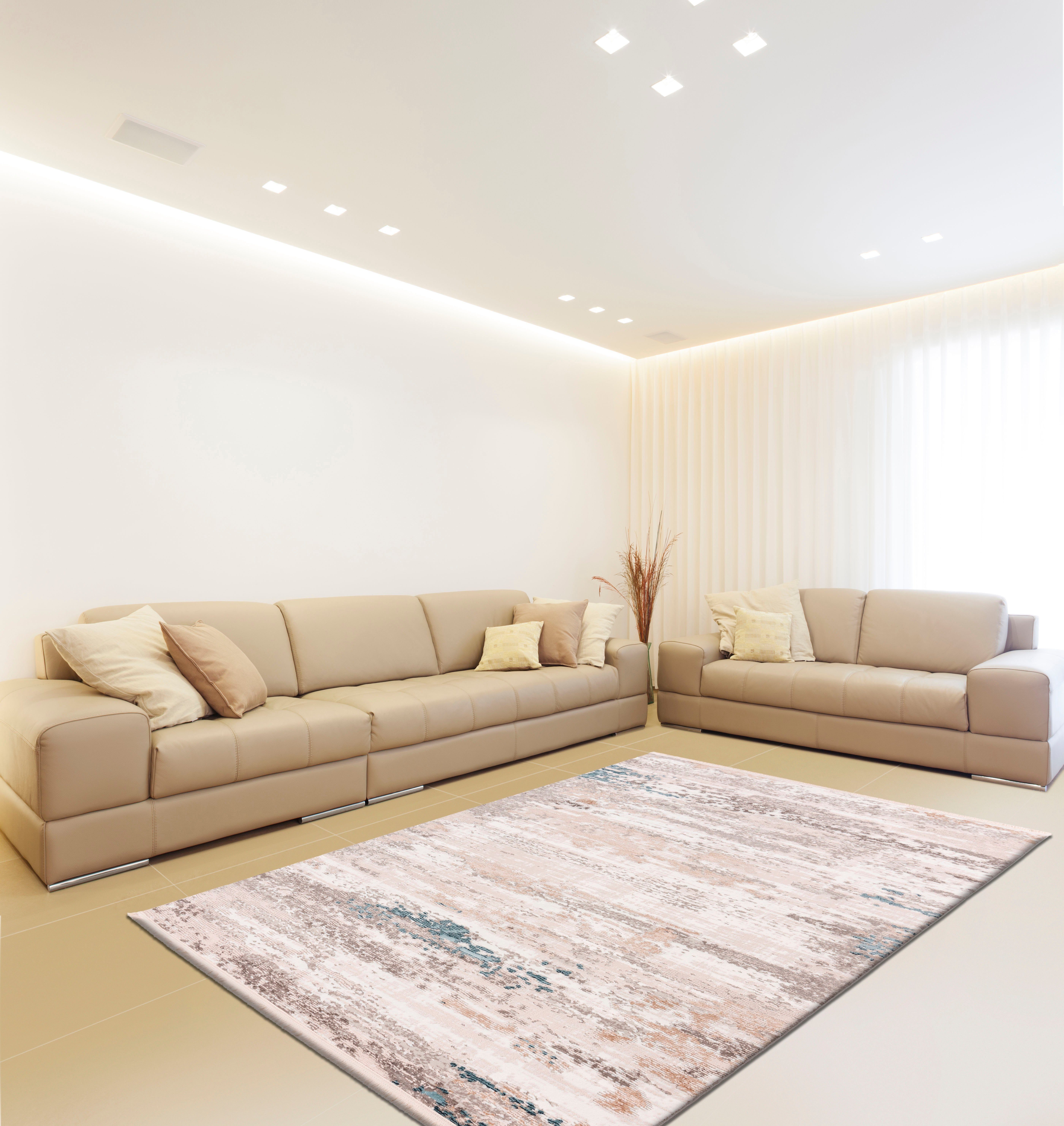 calo-deluxe Vloerkleed Miran 625 Vintage-design, met franje, woonkamer