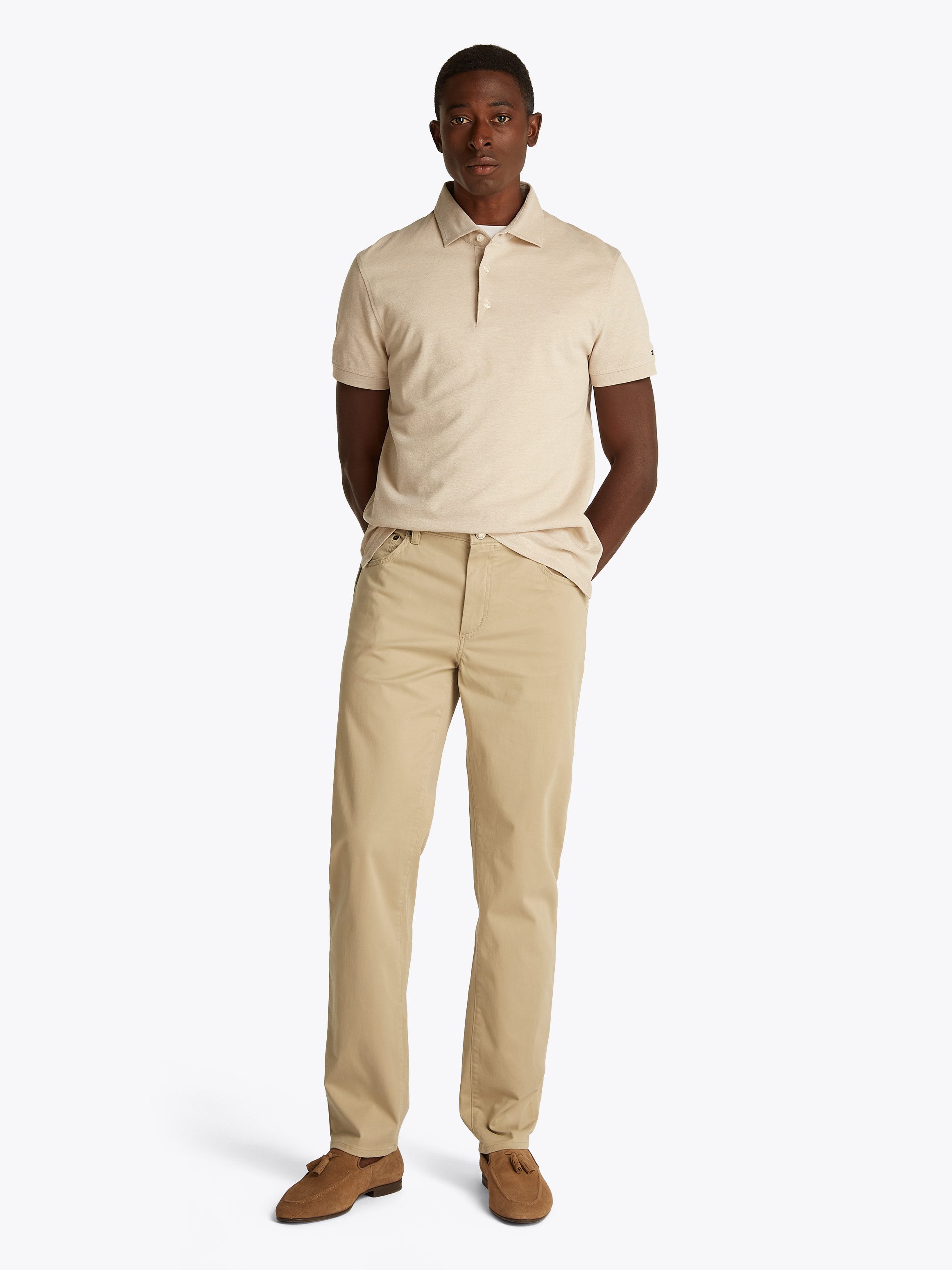 Tommy Hilfiger Stoffen broek DENTON 5PKT COTTON SATIN