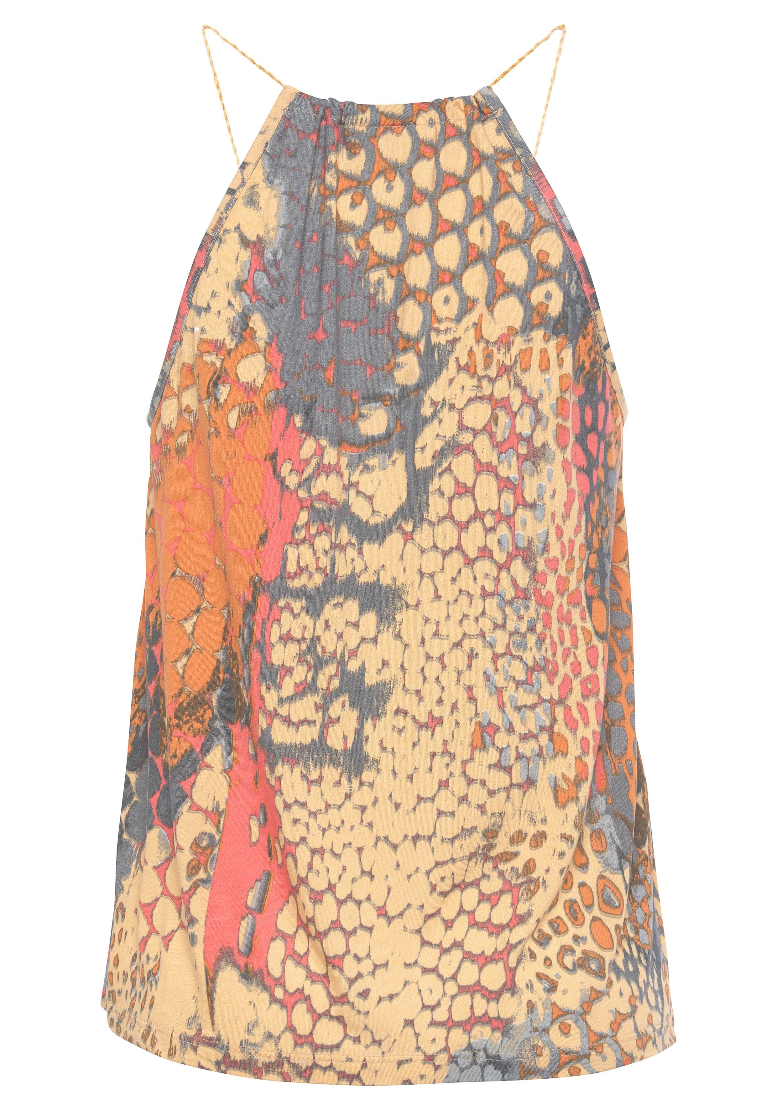 Buffalo Strandtop met animalprint, licht blousetop, figuurvormend