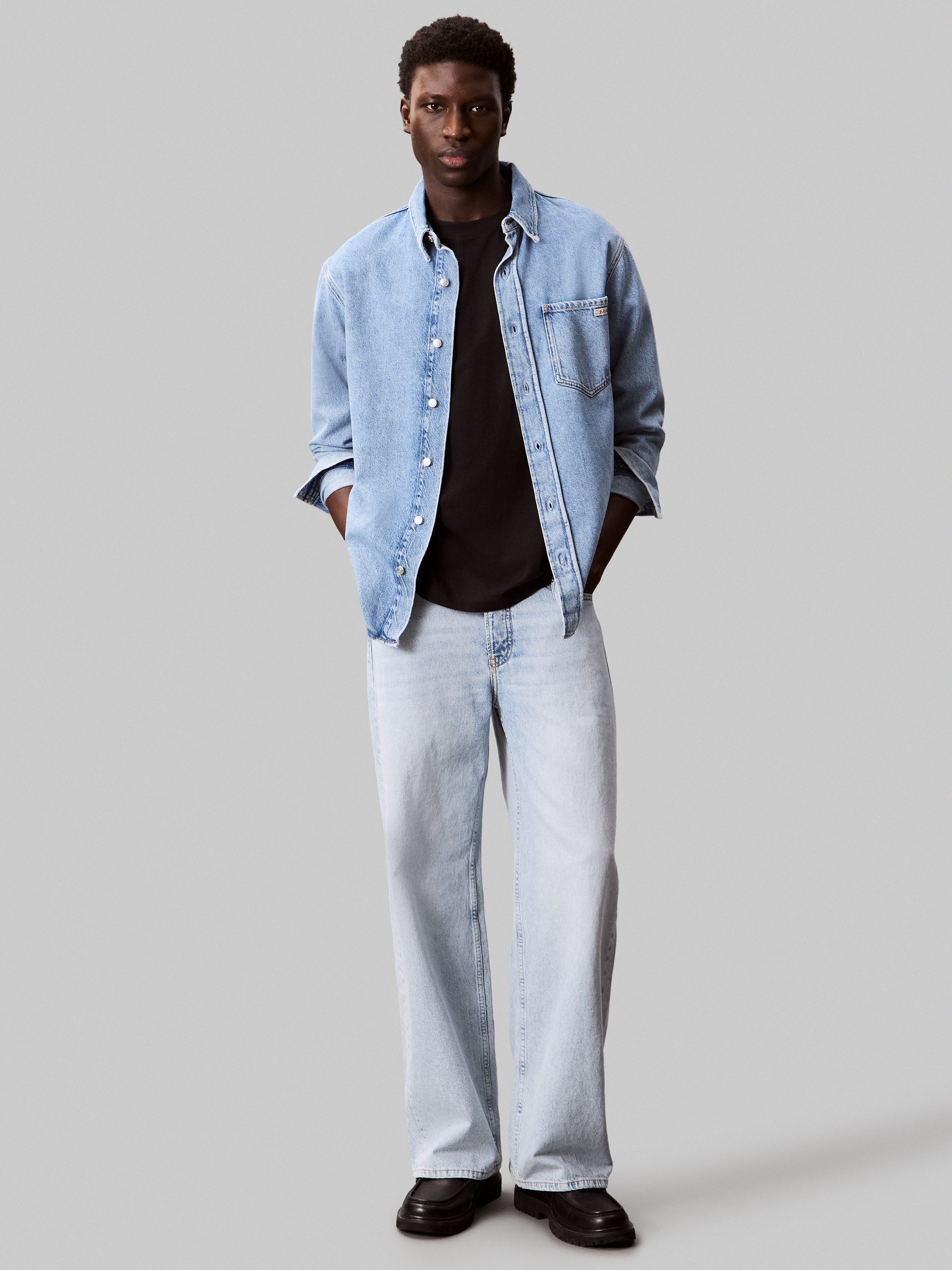 Calvin Klein T-shirt A- SS REL SEASONAL MONOLOGO TEE