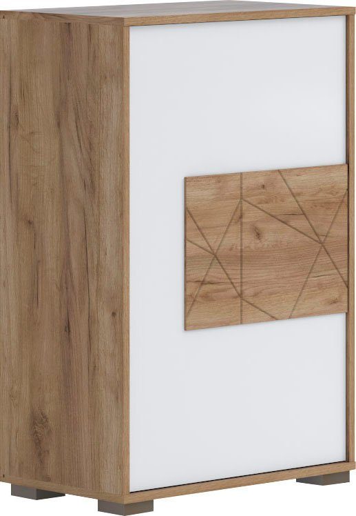 Places of Style Halmeubelset Stela Hoogglans UV-gelakt (set, 5-delig)