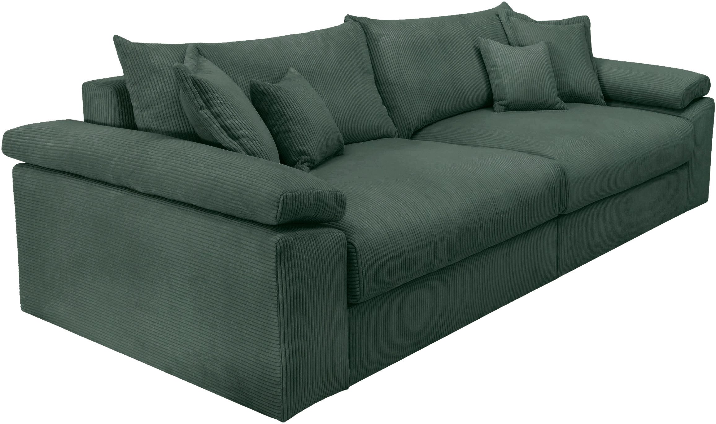 Home affaire Megabank Soft&Cosy XXL - breedte 303 cm Mega-bank, in corduroy, met binnenvering