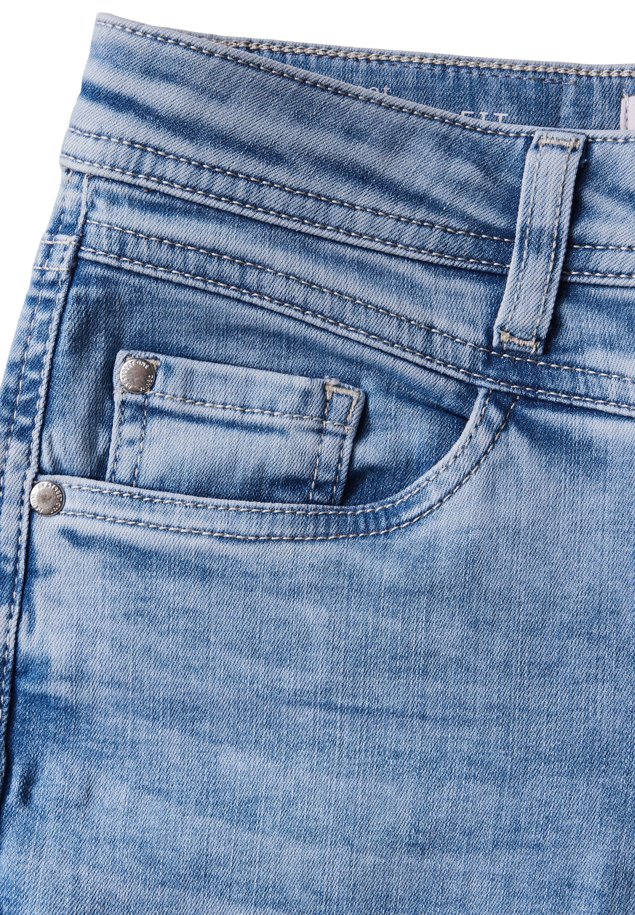 STREET ONE Bootcut jeans met stretch