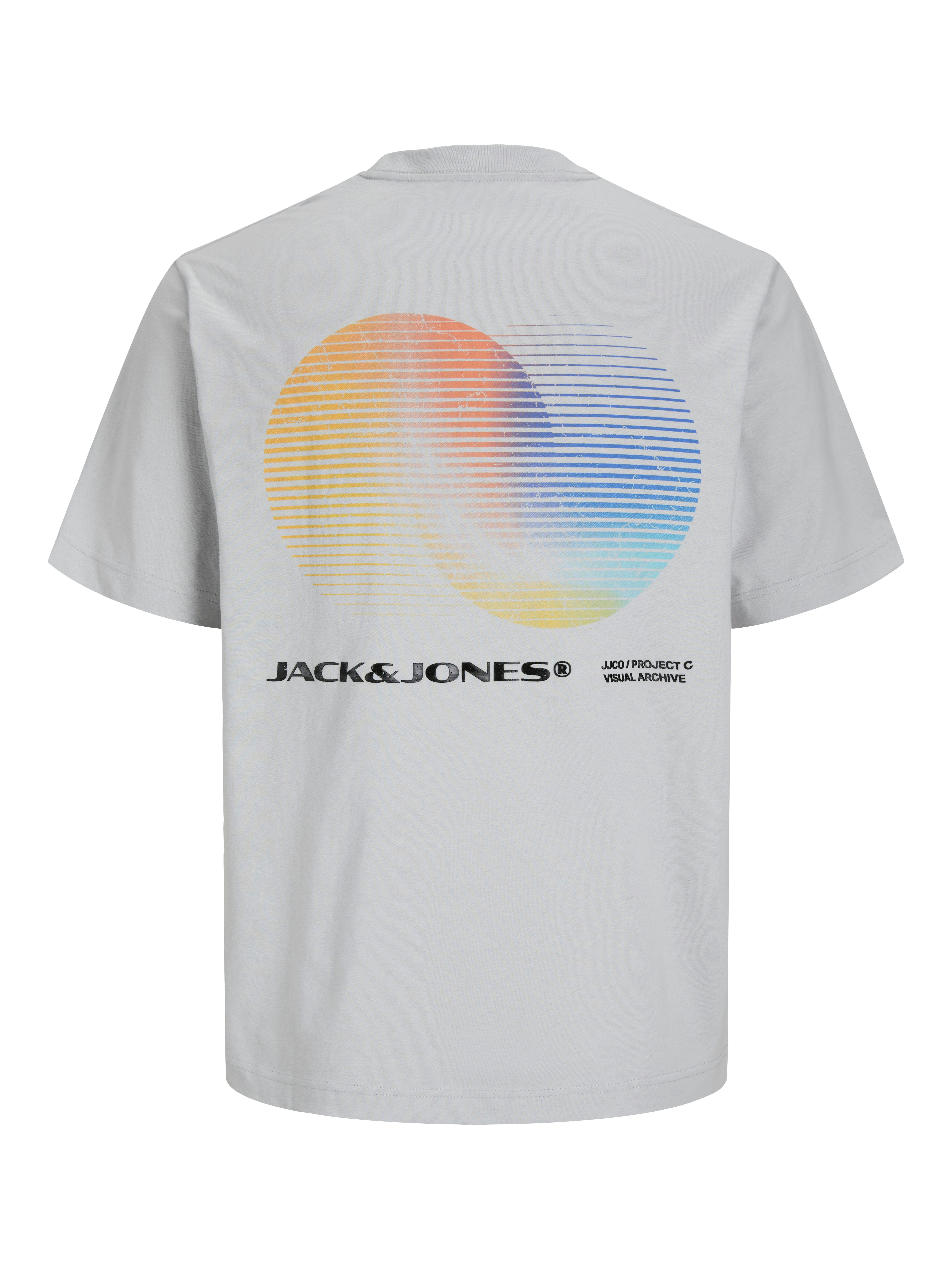 Jack & Jones Shirt met print JCOCALMA BACK PRINT TEE SS CREW NECK