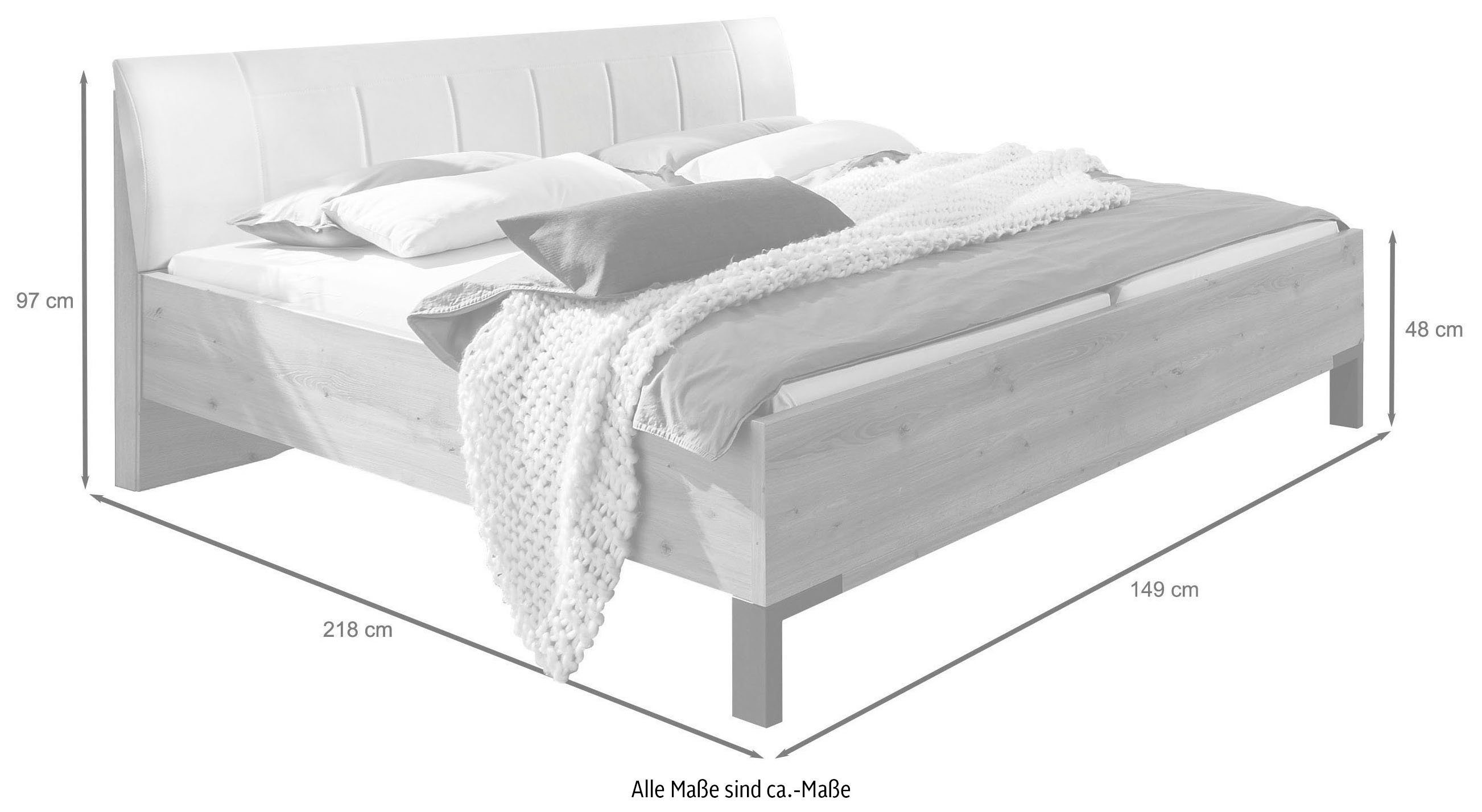WIEMANN Futonbed Quito viervoudig verstelbare lighoogte