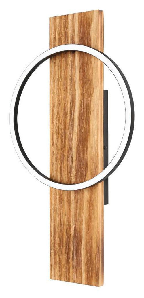 EGLO Wandlamp BOYAL Wandlamp, woonkamerlamp, lamp, ganglamp in zwart, bruin, wit (1 stuk)