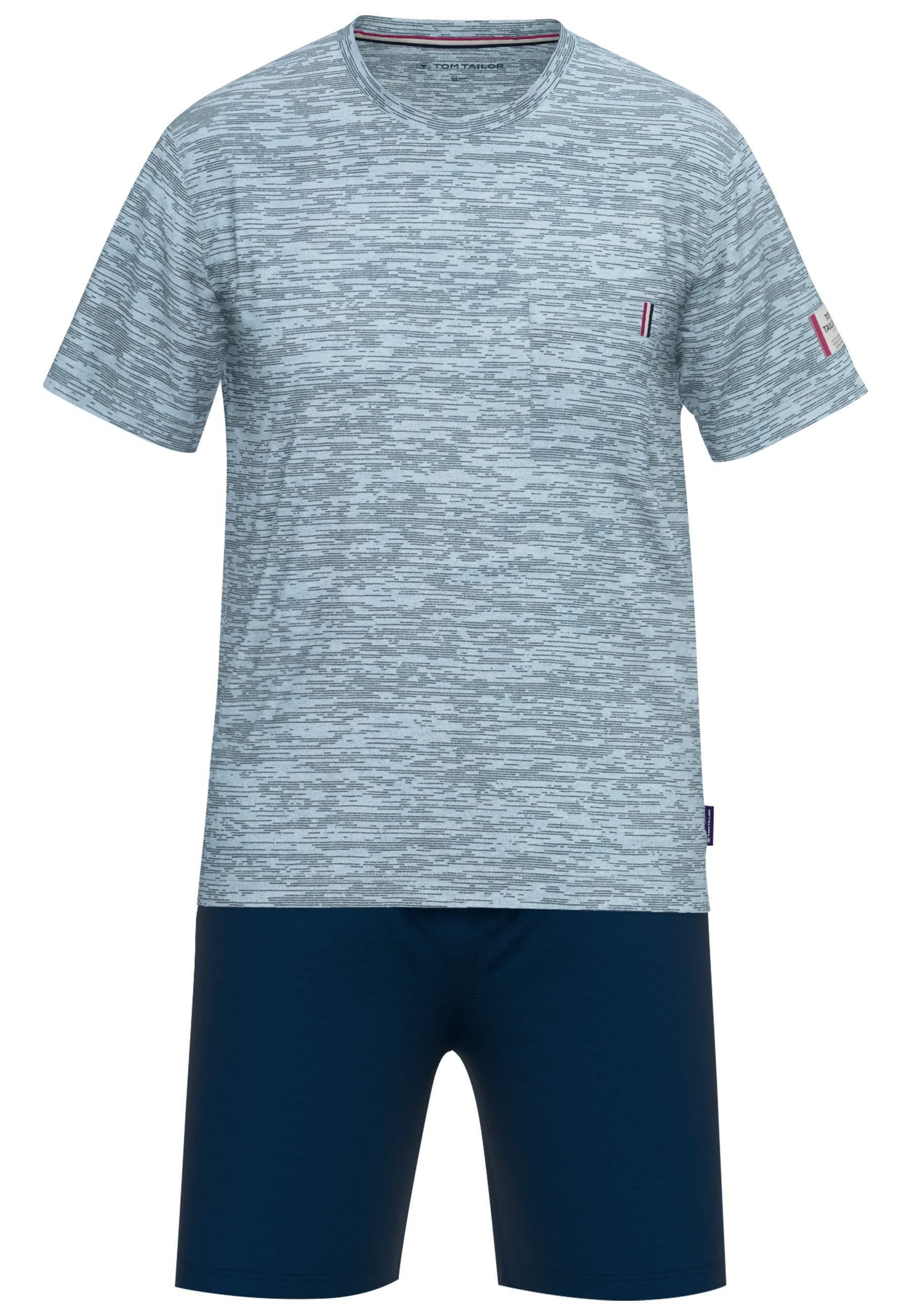 Tom Tailor Shortama Kilkenny Met borstzakje (2-delig)