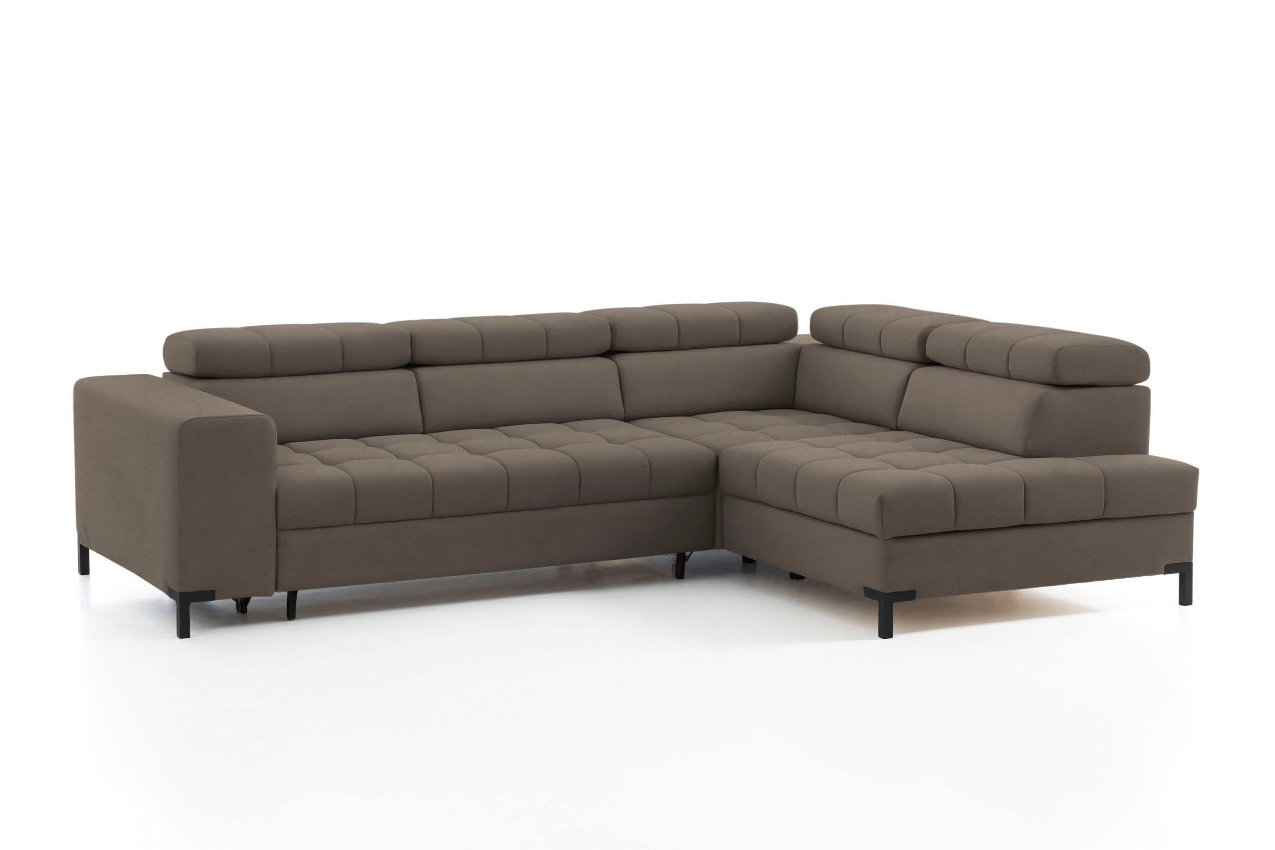 exxpo - sofa fashion Hoekbank Bocco, hoogwaardige afwerking, geweldig zitcomfort, comfortabel, L-vorm