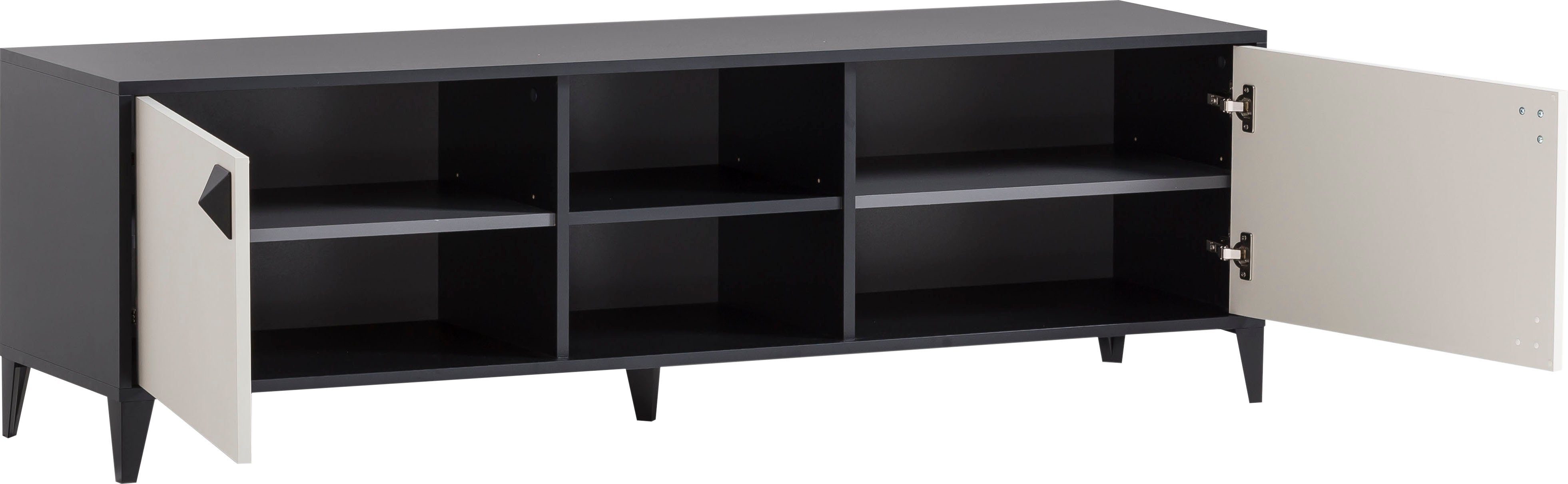 LOOKS BY WOLFGANG JOOP Tv-meubel Looks Classic Met hoogwaardig metalen beslag en soft-closescharnieren