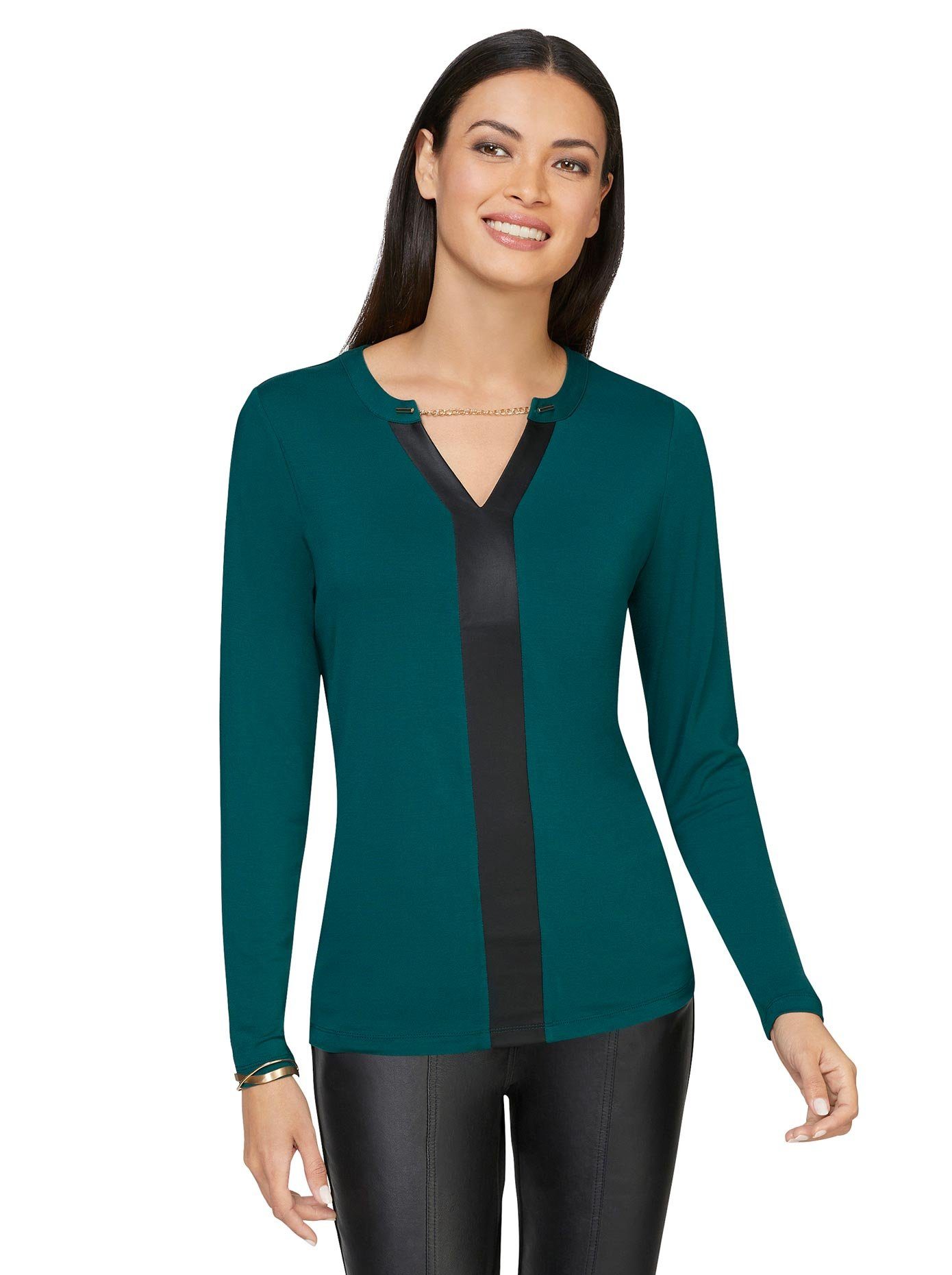 Creation L Shirt met lange mouwen Shirt (1-delig)