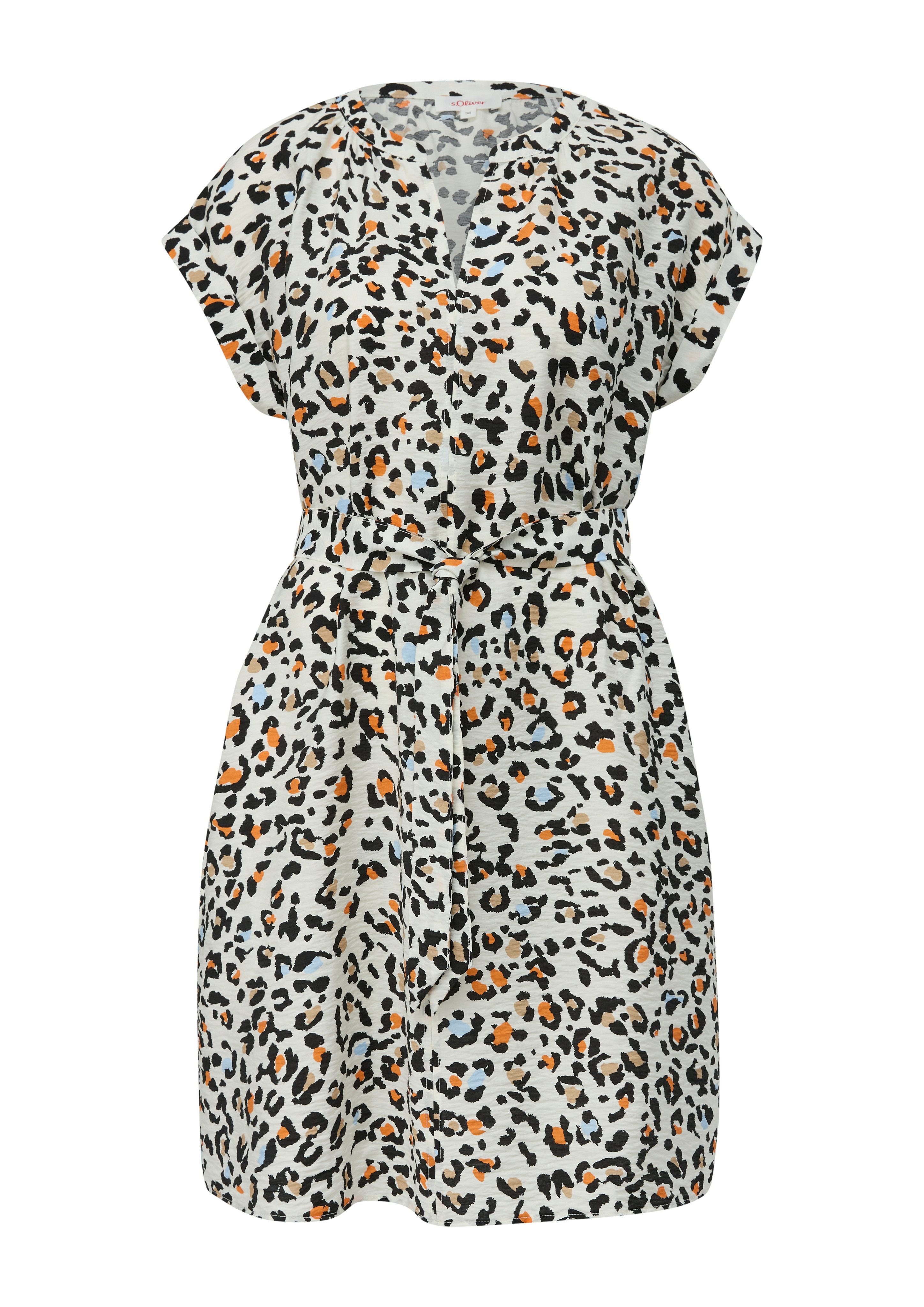 s.Oliver Zomerjurk met animal-print