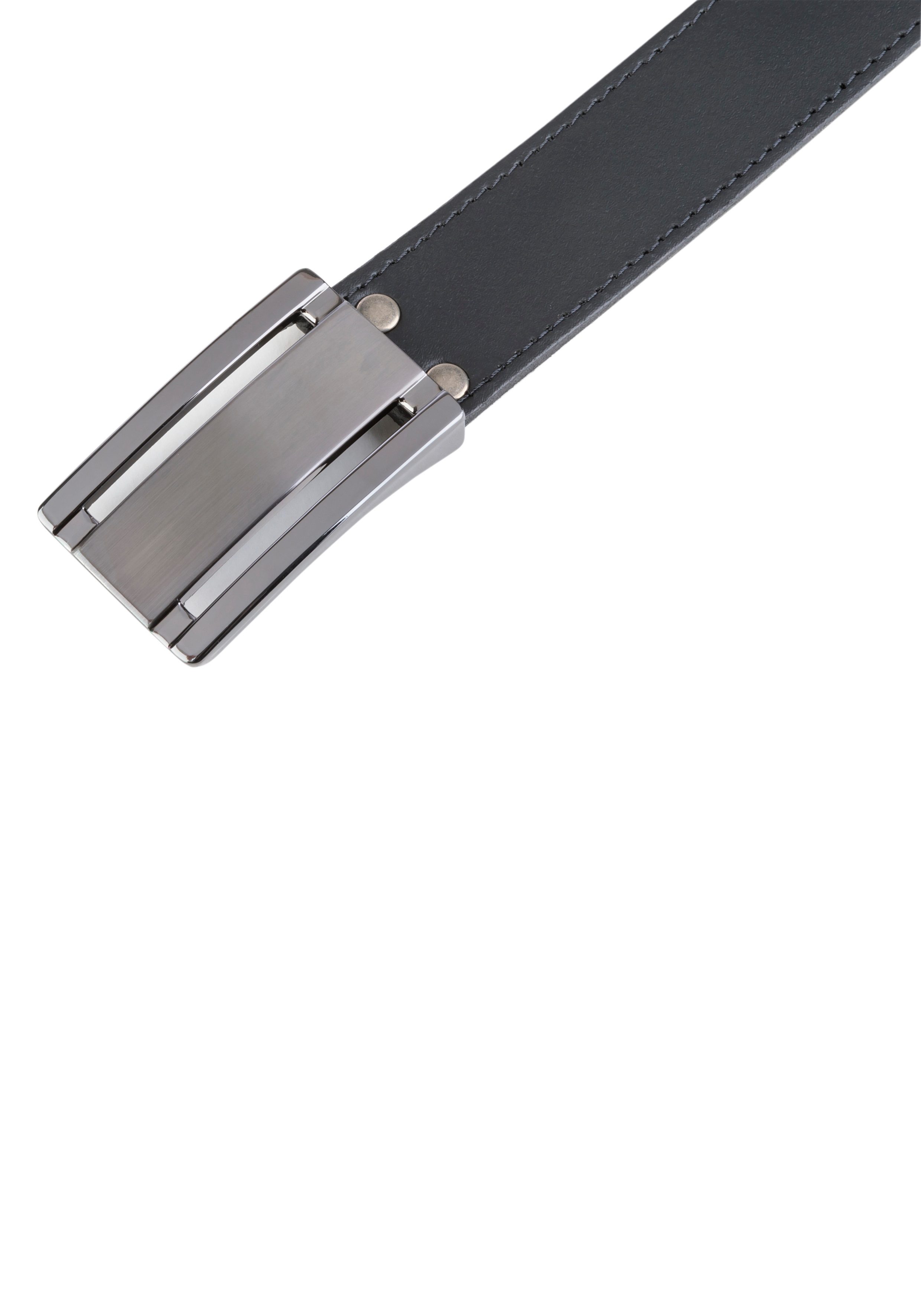 Man's World Leren riem met elegante gesp tot maat 145 - nieuw