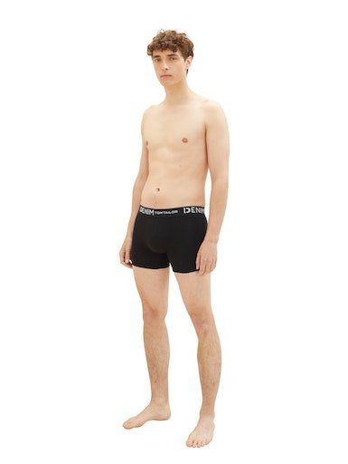 Tom Tailor Denim Boxershort met logo-stretchband (set, 3 stuks)