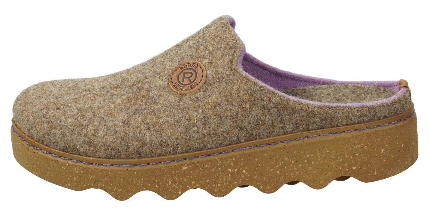 Rohde Pantoffels Foggia pantoffel, slippers, klomp met profielzool