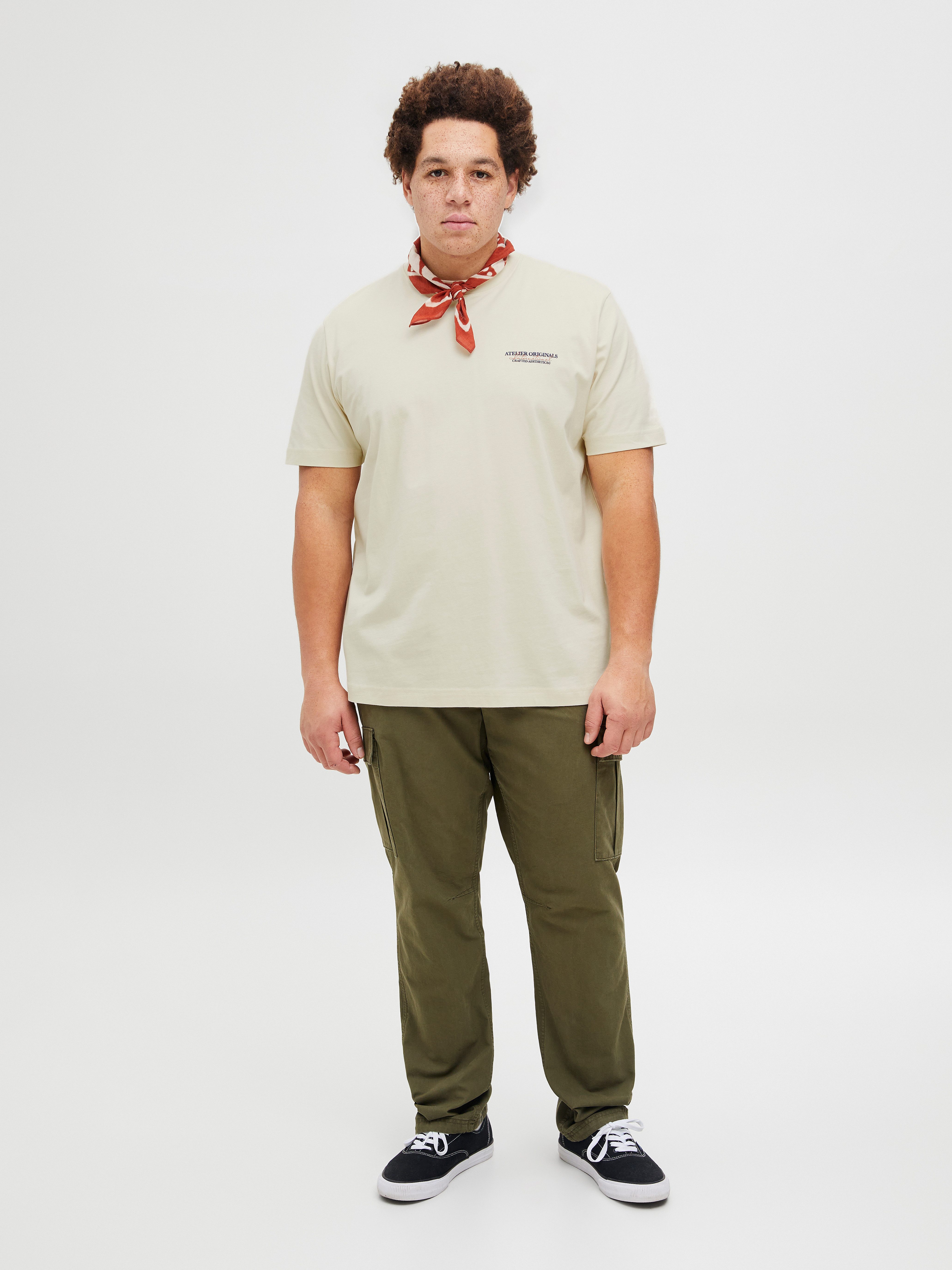 Jack & Jones PlusSize Shirt met korte mouwen JORISLINGTON TYPE TEE SS CREW NECK PLS