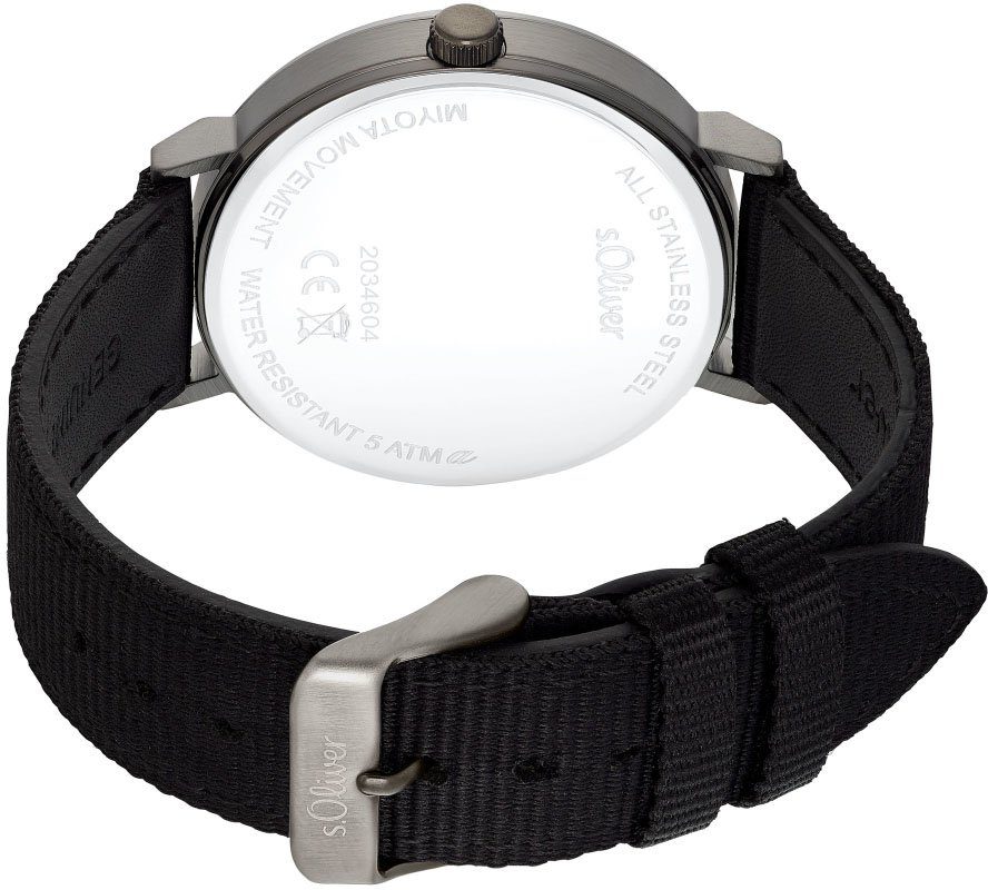 s.Oliver Kwartshorloge 2034604 Polshorloge, herenhorloge