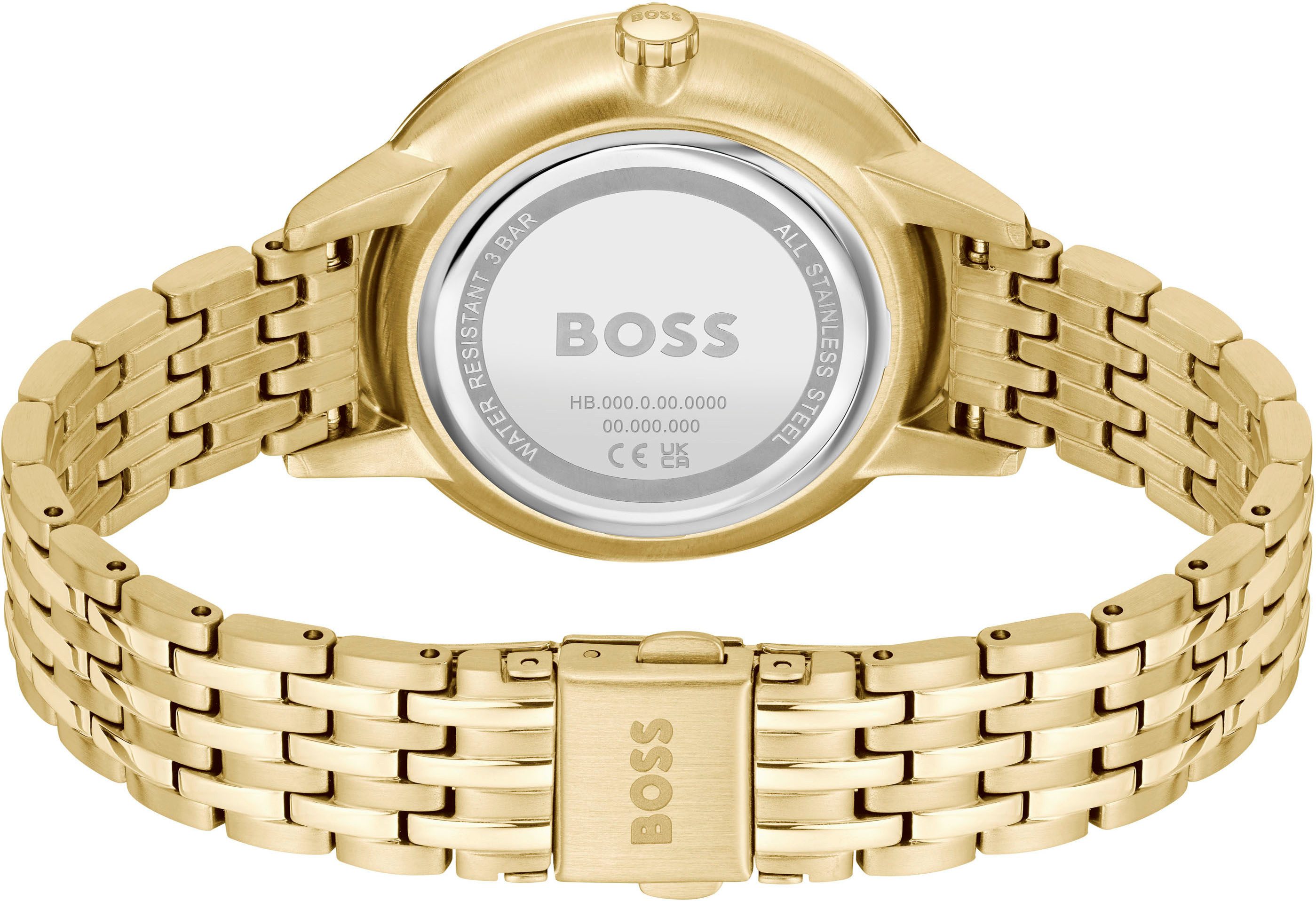 Boss Multifunctioneel horloge Symphony Quartzhorloge, horloge, damenuur, roestvrijstalen band, analoog