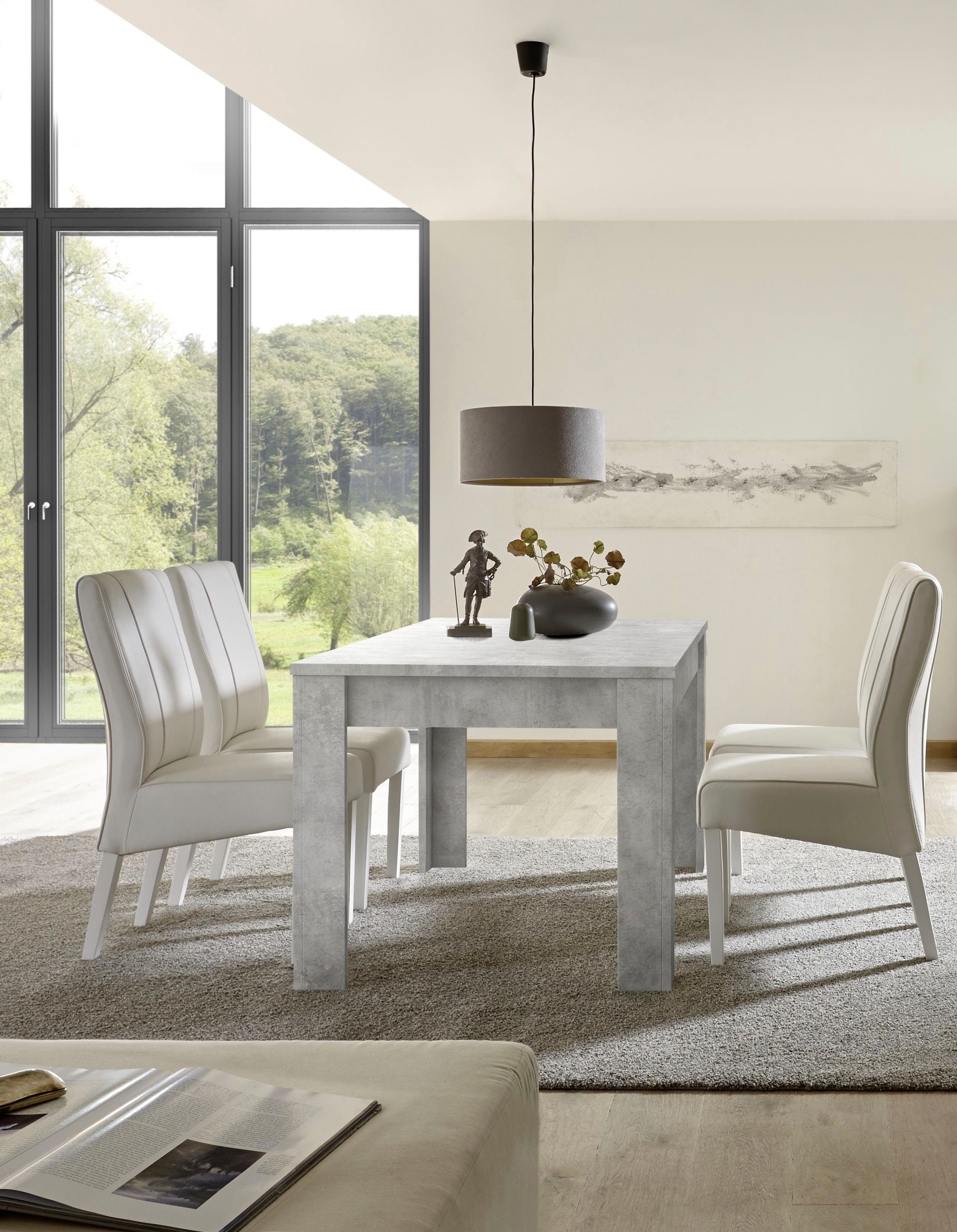 INOSIGN Eettafel Dama 180 x 90 cm, keukentafel, eettafel rechthoekig, tafelblad dikte 22 mm, verschillende kleuren